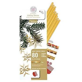 Quilling-Set "Galaxy-Stars", gold, für 10–20 Sterne