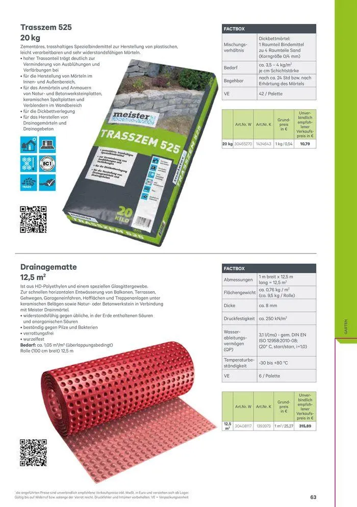 Meister Katalog von 1. Februar bis 31. Dezember 2024 - Flugblätt seite 63