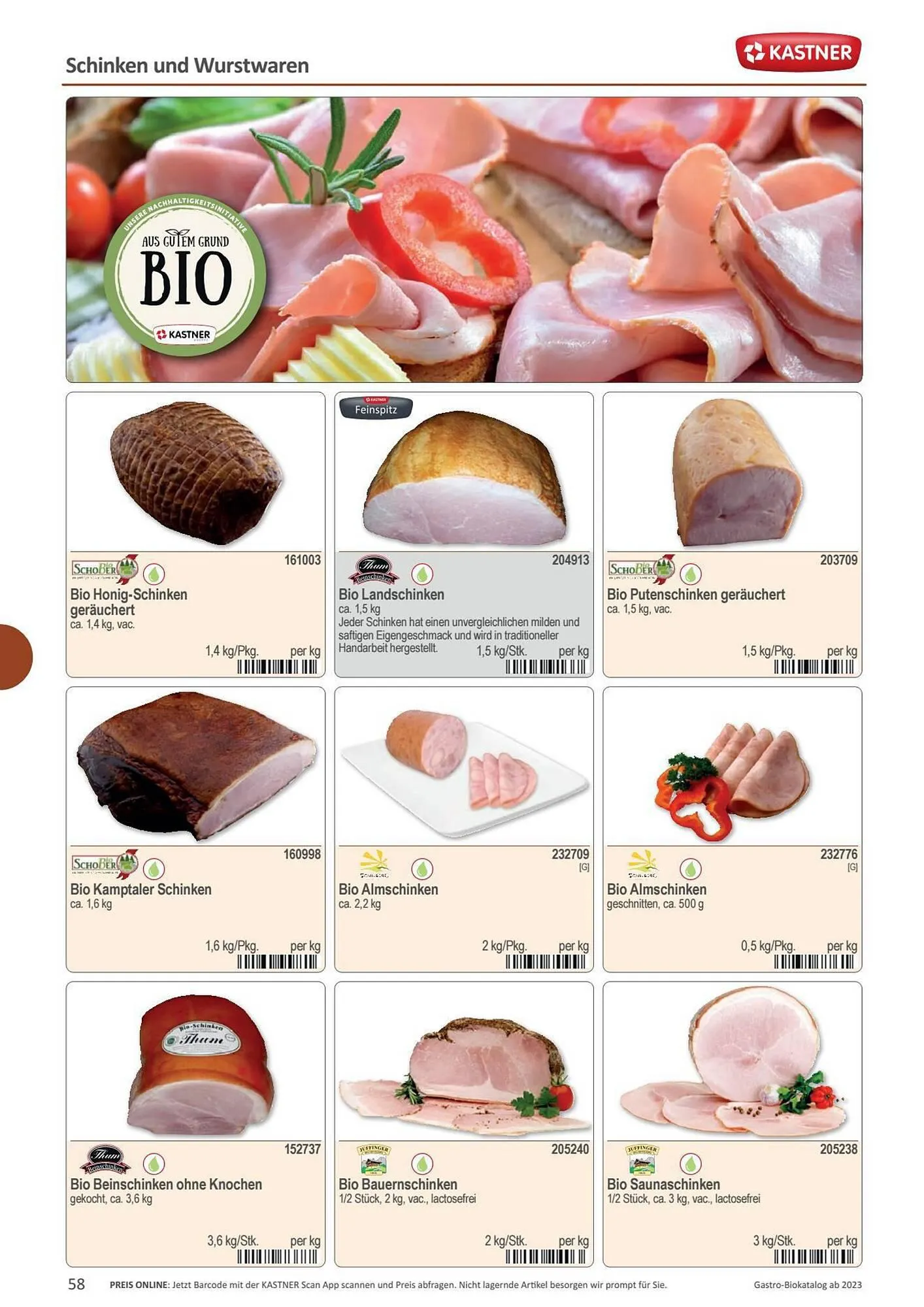 Kastner Flugblatt von 15. September bis 30. Dezember 2023 - Flugblätt seite 60