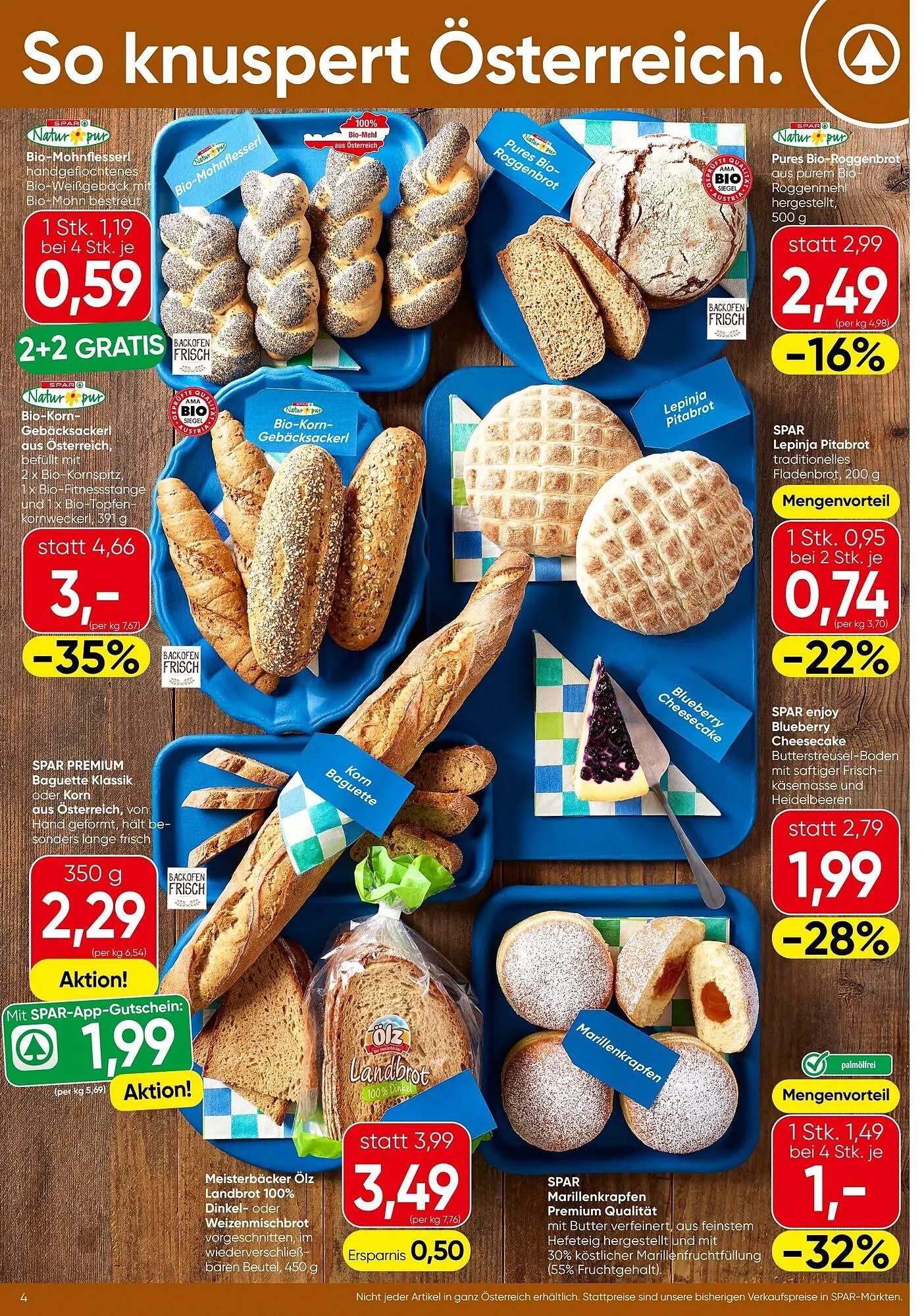 Spar Flugblatt von 9. April bis 22. April 2026 - Flugblätt seite  4