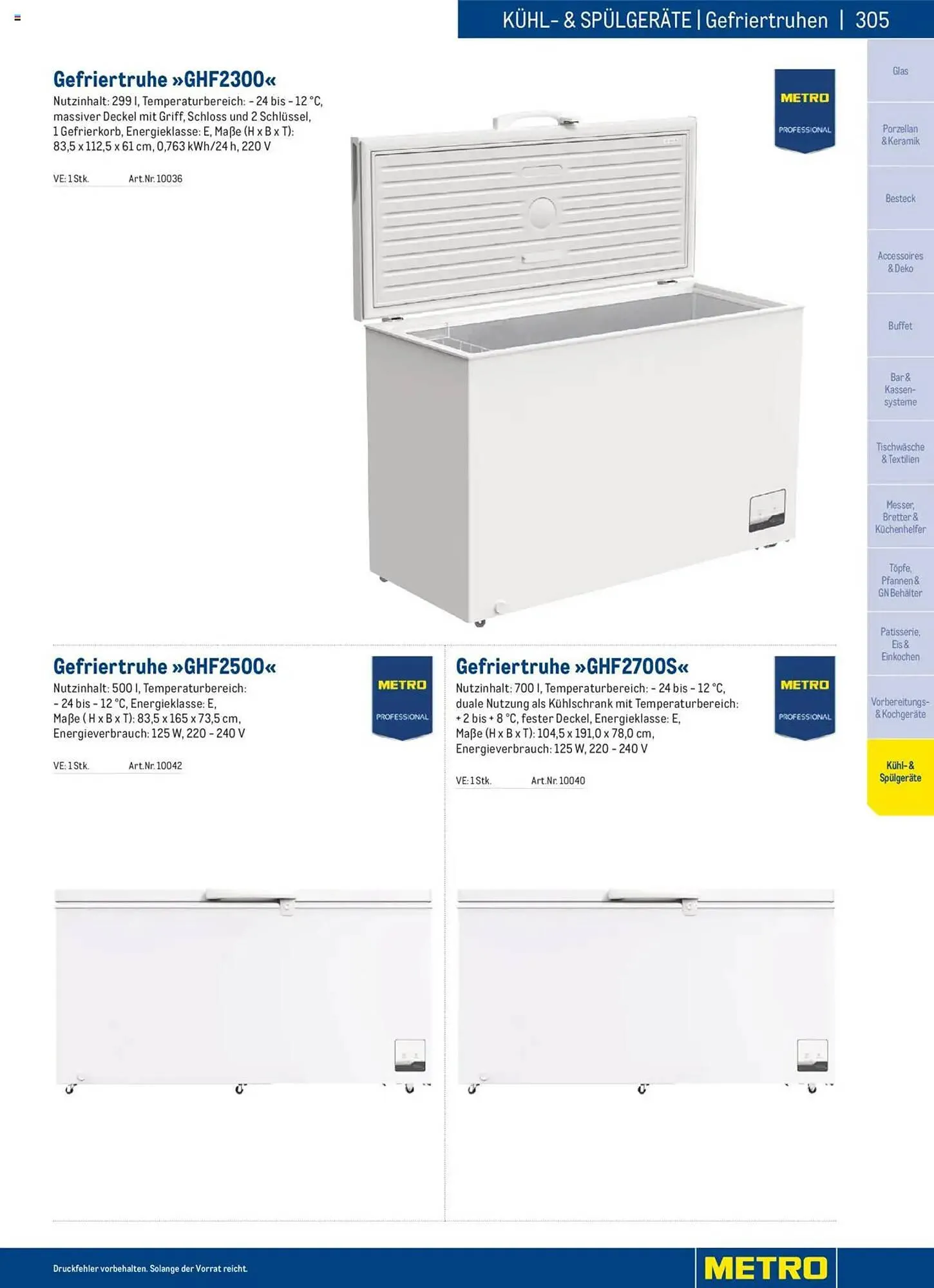 Metro Flugblatt von 2. Dezember bis 31. Dezember 2025 - Flugblätt seite 305