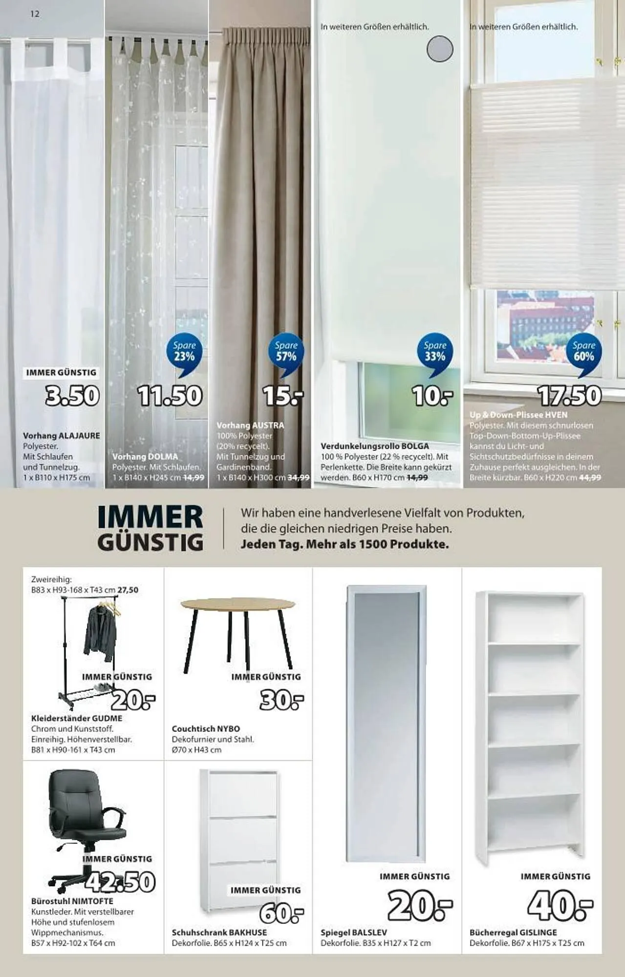 JYSK Flugblatt von 2. Jänner bis 10. Februar 2026 - Flugblätt seite  12