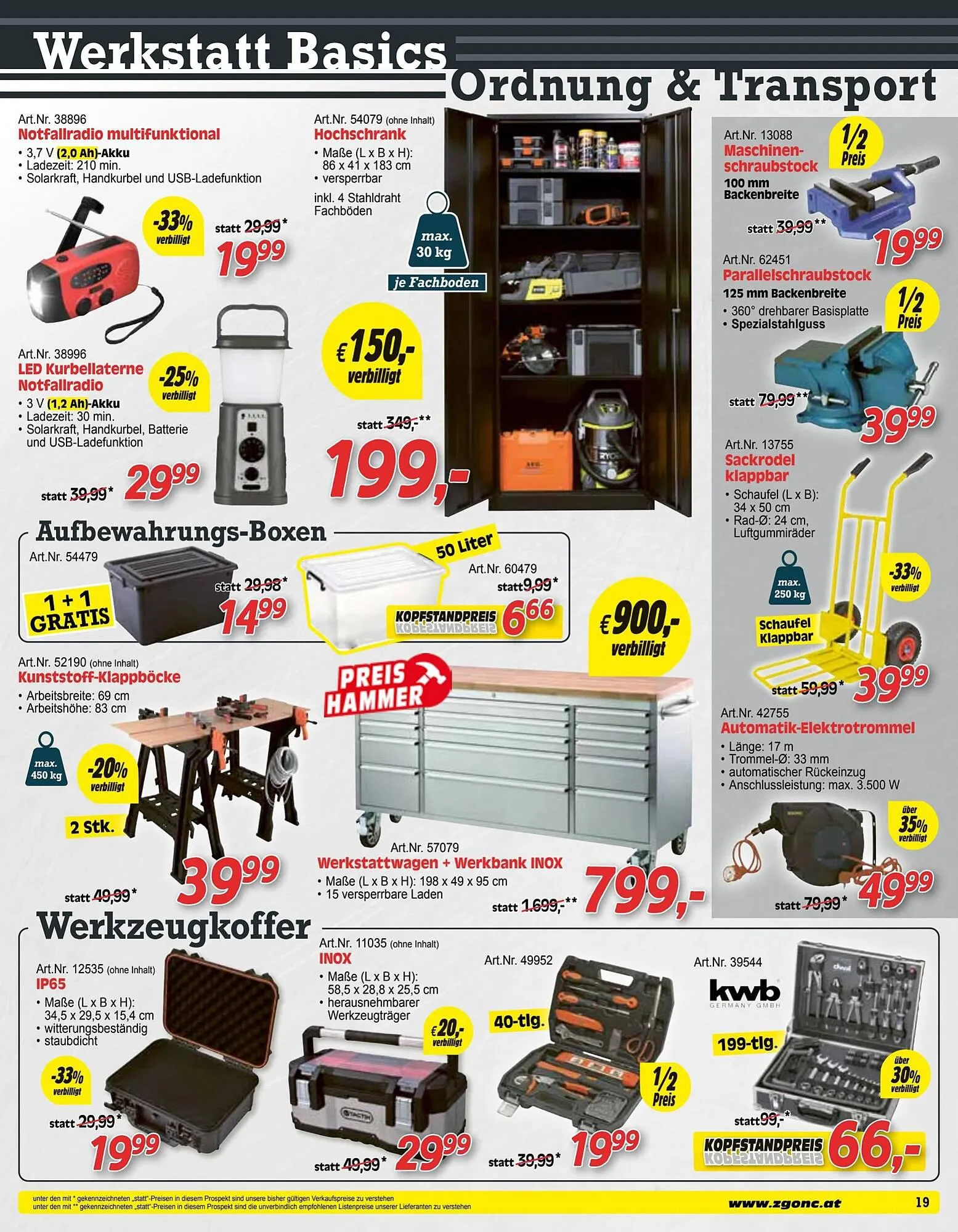 Zgonc Flugblatt von 15. Oktober bis 31. Oktober 2023 - Flugblätt seite 19