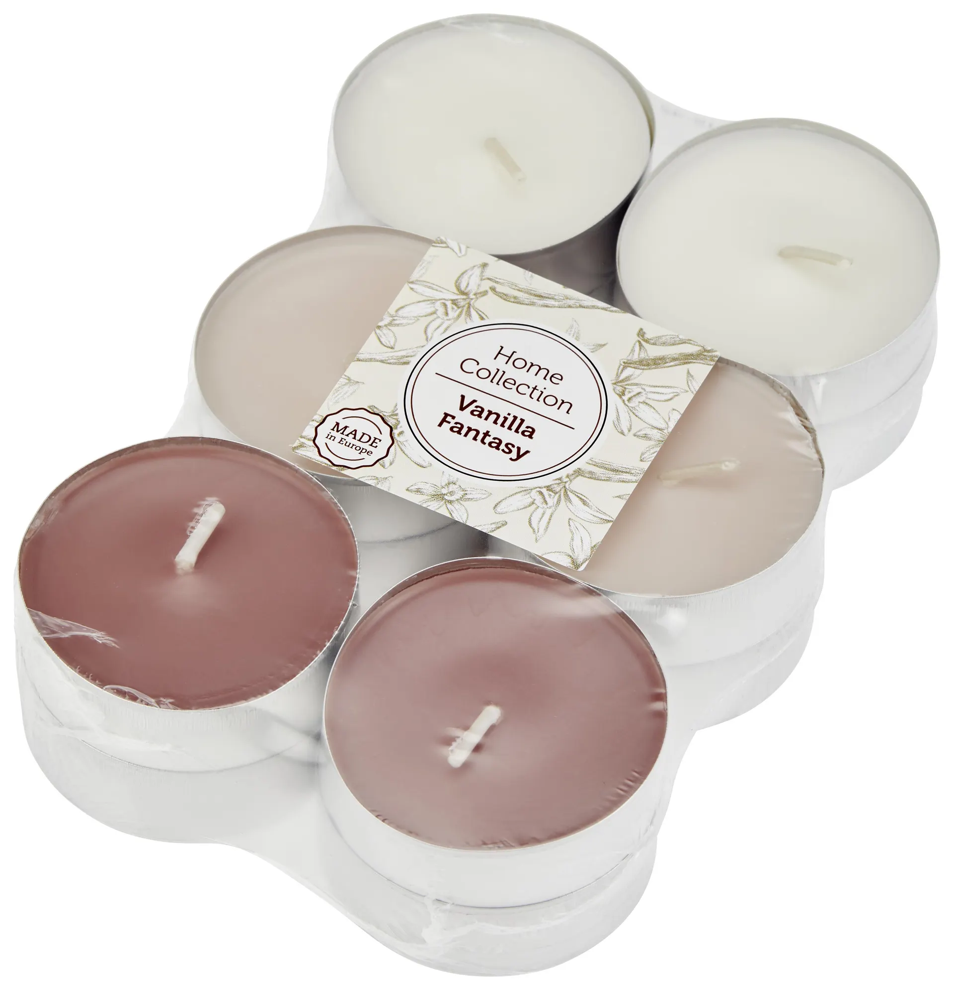 Teelicht Home Collection Vanilleduft, 12 Stk.