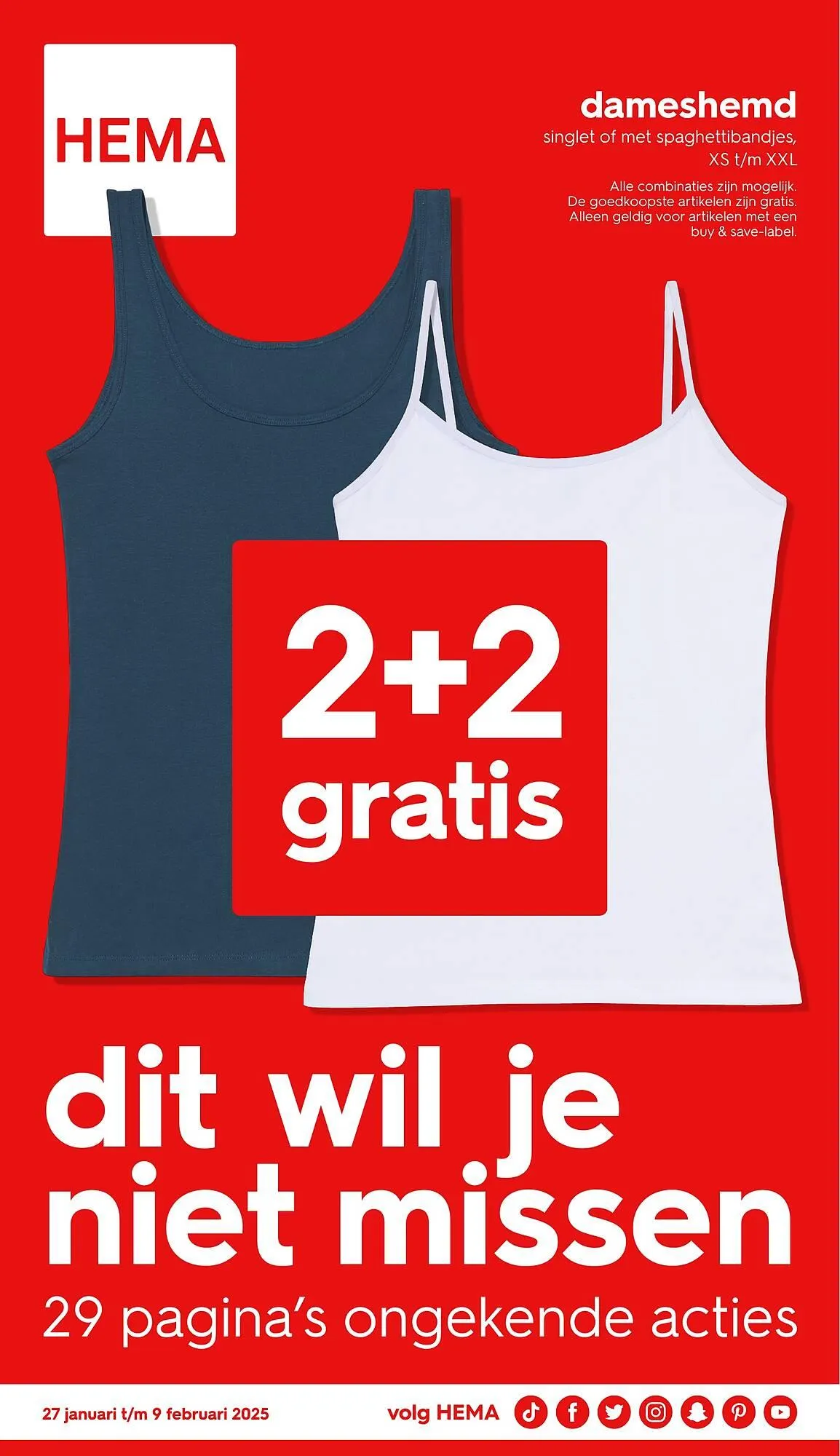 HEMA Flugblatt von 27. Jänner bis 9. Februar 2025 - Flugblätt seite  1