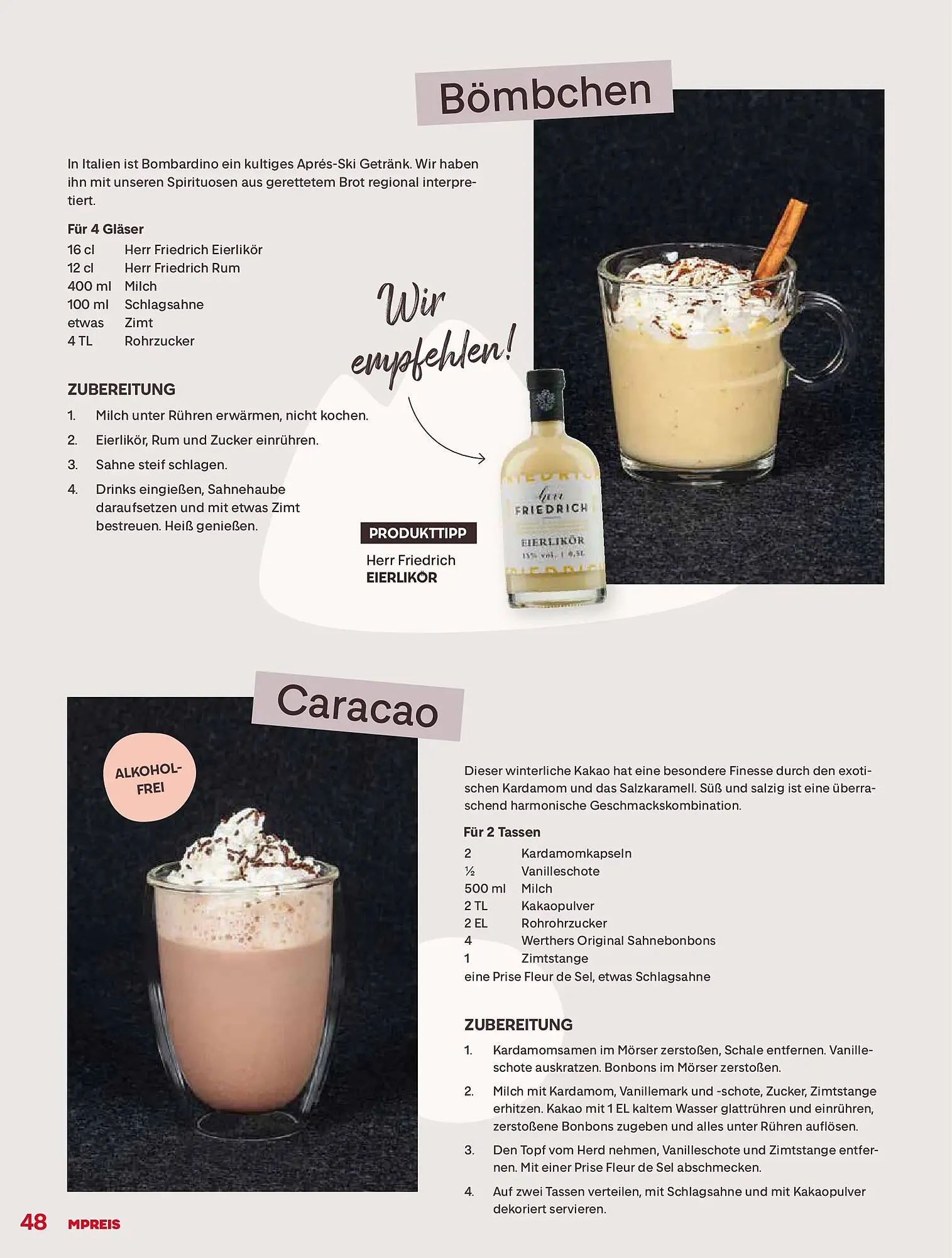 MPreis Flugblatt von 24. November bis 14. Dezember 2025 - Flugblätt seite  48