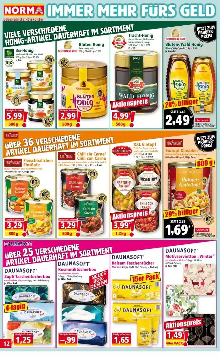 Exklusive Schnäppchen von 7. Jänner bis 11. Jänner 2025 - Flugblätt seite 12