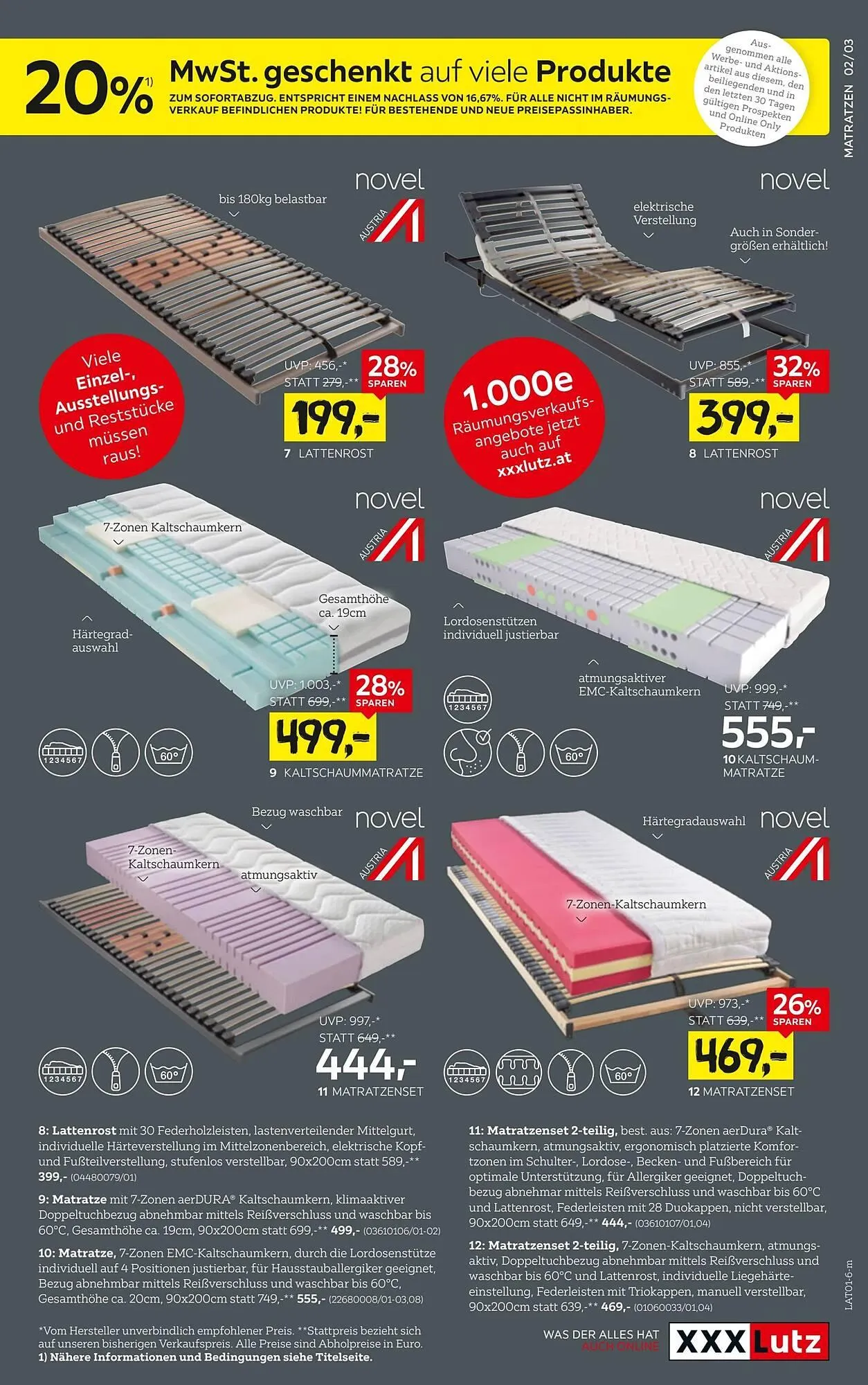 XXXLutz Prospekt von 22. Dezember bis 14. Jänner 2026 - Flugblätt seite  3