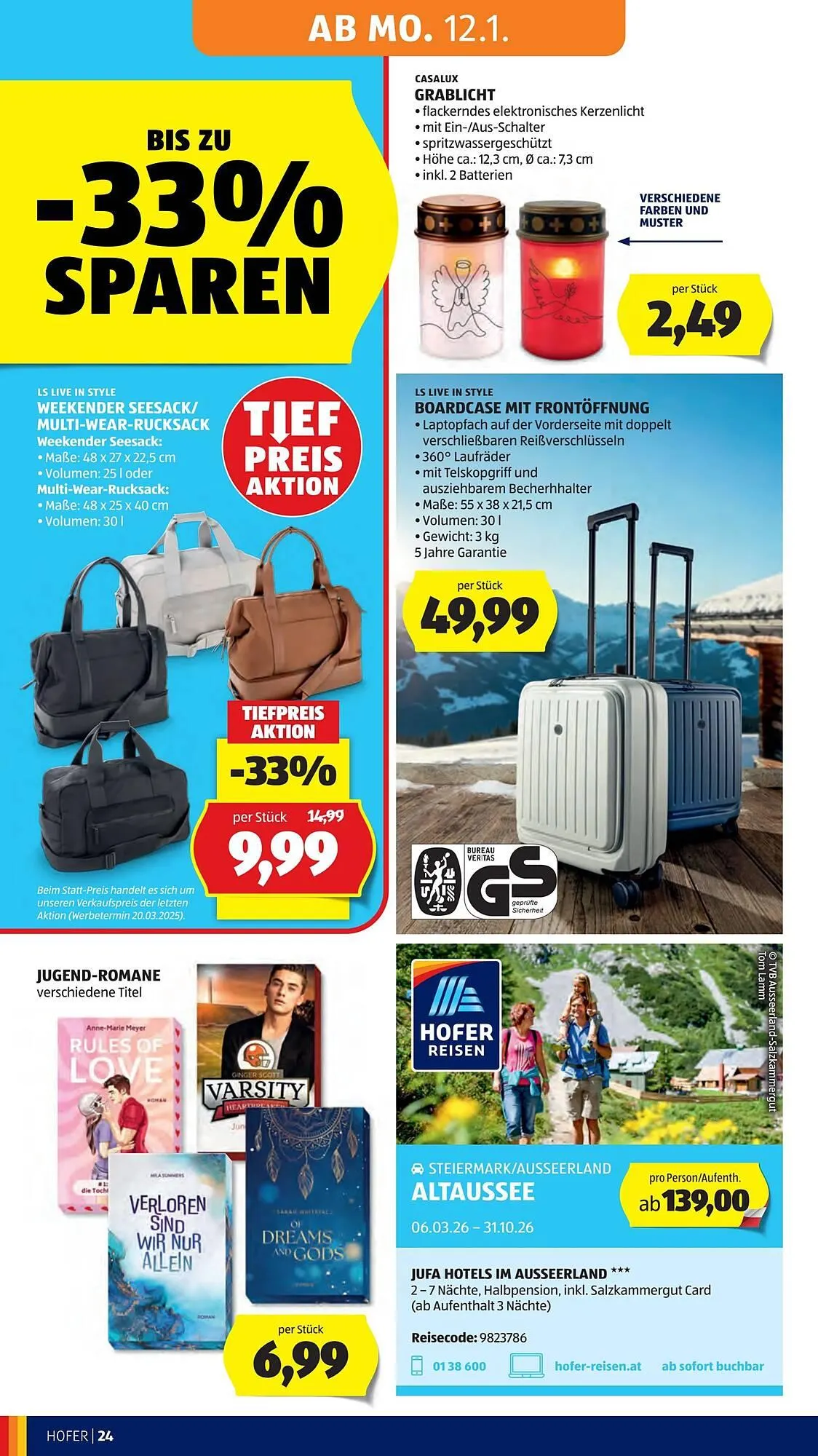 Hofer Flugblatt von 9. Jänner bis 15. Jänner 2026 - Flugblätt seite  28