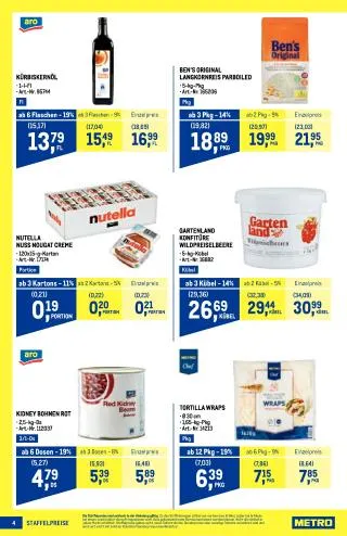 METRO Flugblatt Food - Metro Profi von 17. September bis 30. September 2026 - Flugblätt seite  4