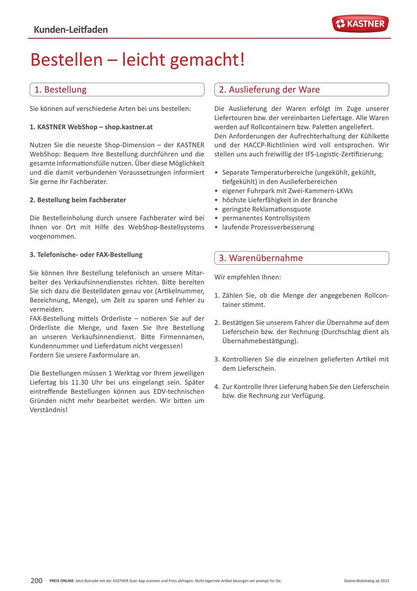 Kastner Flugblatt von 15. September bis 30. Dezember 2023 - Flugblätt seite 202