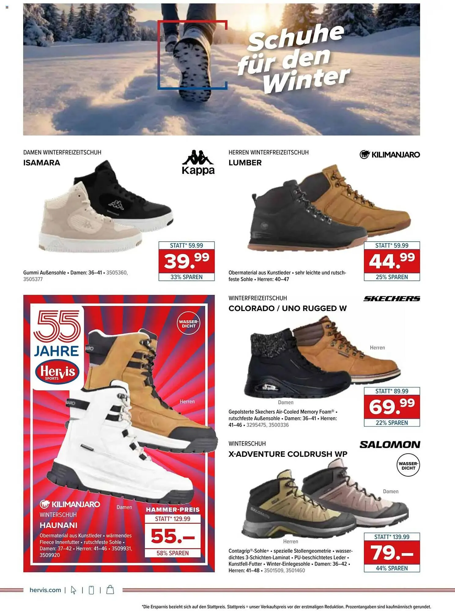 Hervis Flugblatt von 4. November bis 16. November 2025 - Flugblätt seite  10