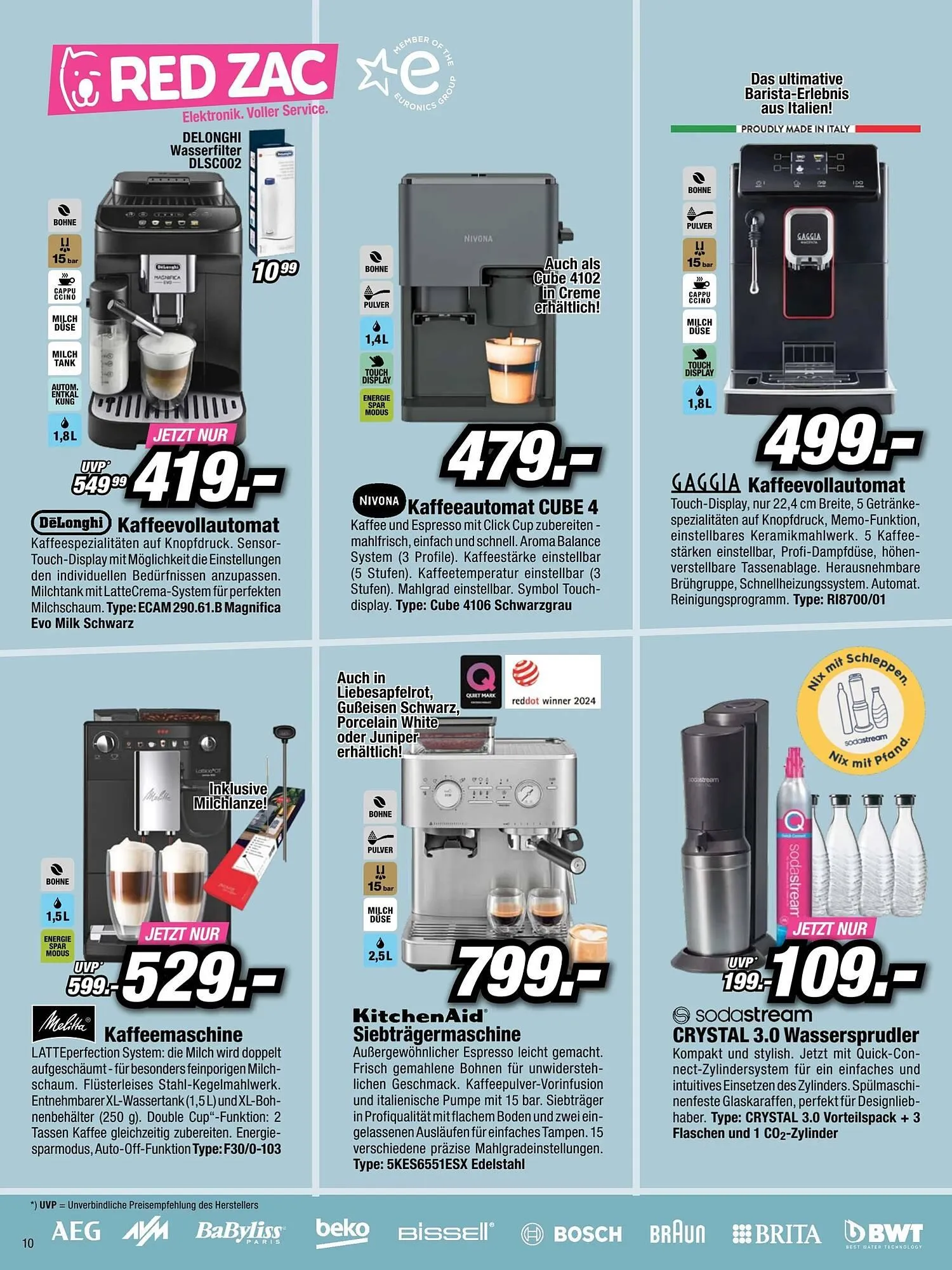 Red Zac Flugblatt von 24. November bis 12. Dezember 2024 - Flugblätt seite 10