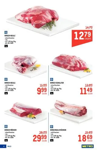 METRO Flugblatt Specials - Wild von 17. September bis 25. November 2026 - Flugblätt seite  4