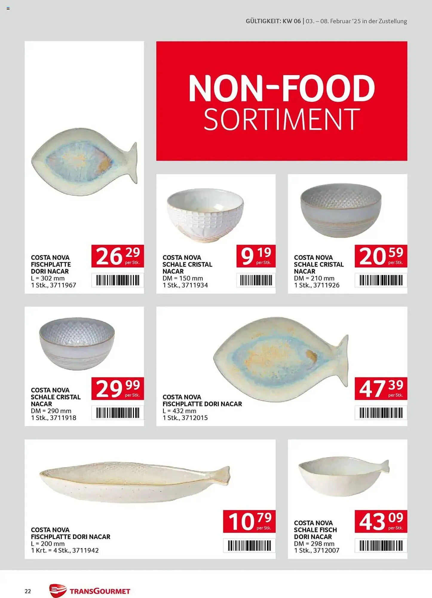 Transgourmet Flugblatt von 3. Februar bis 8. Februar 2025 - Flugblätt seite 22