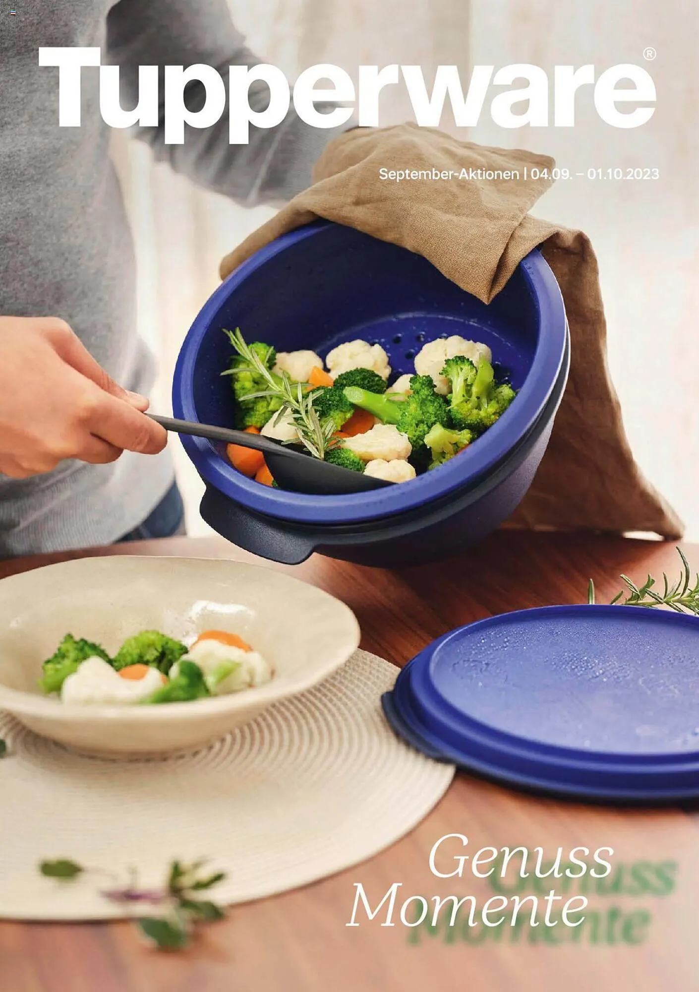 Tupperware Flugblatt von 4. September bis 1. Oktober 2023 - Flugblätt seite  1