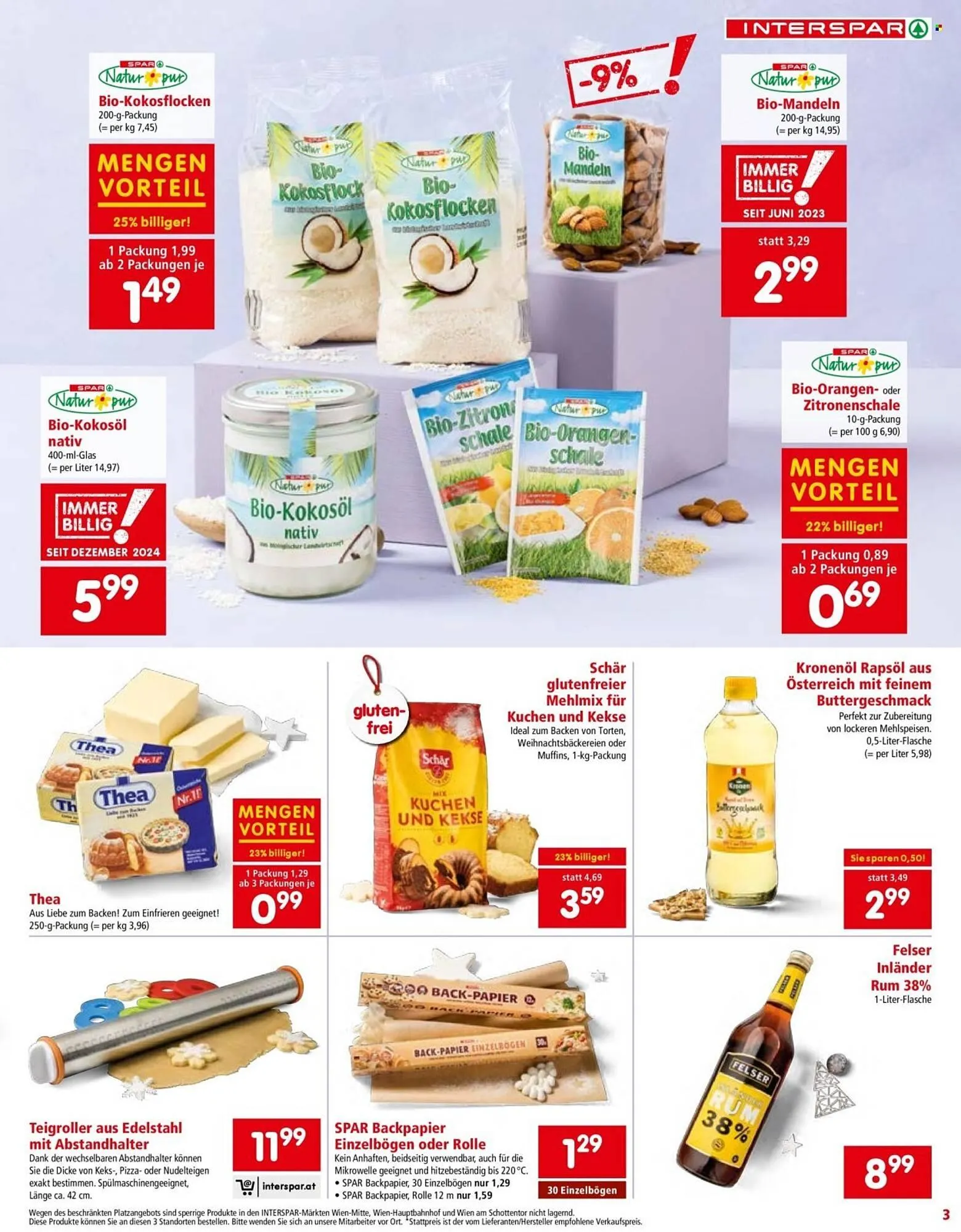 Interspar Flugblatt von 2. Oktober bis 20. Dezember 2025 - Flugblätt seite  3