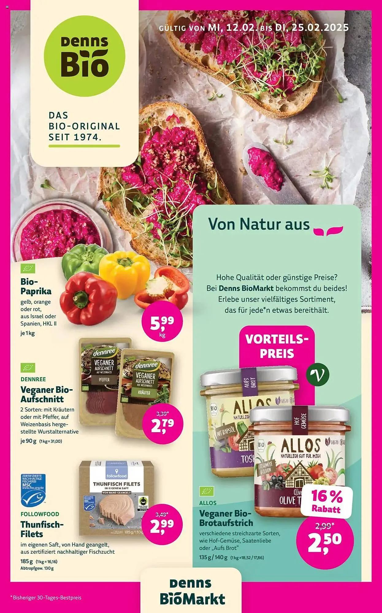 Denns Biomarkt Flugblatt - 1