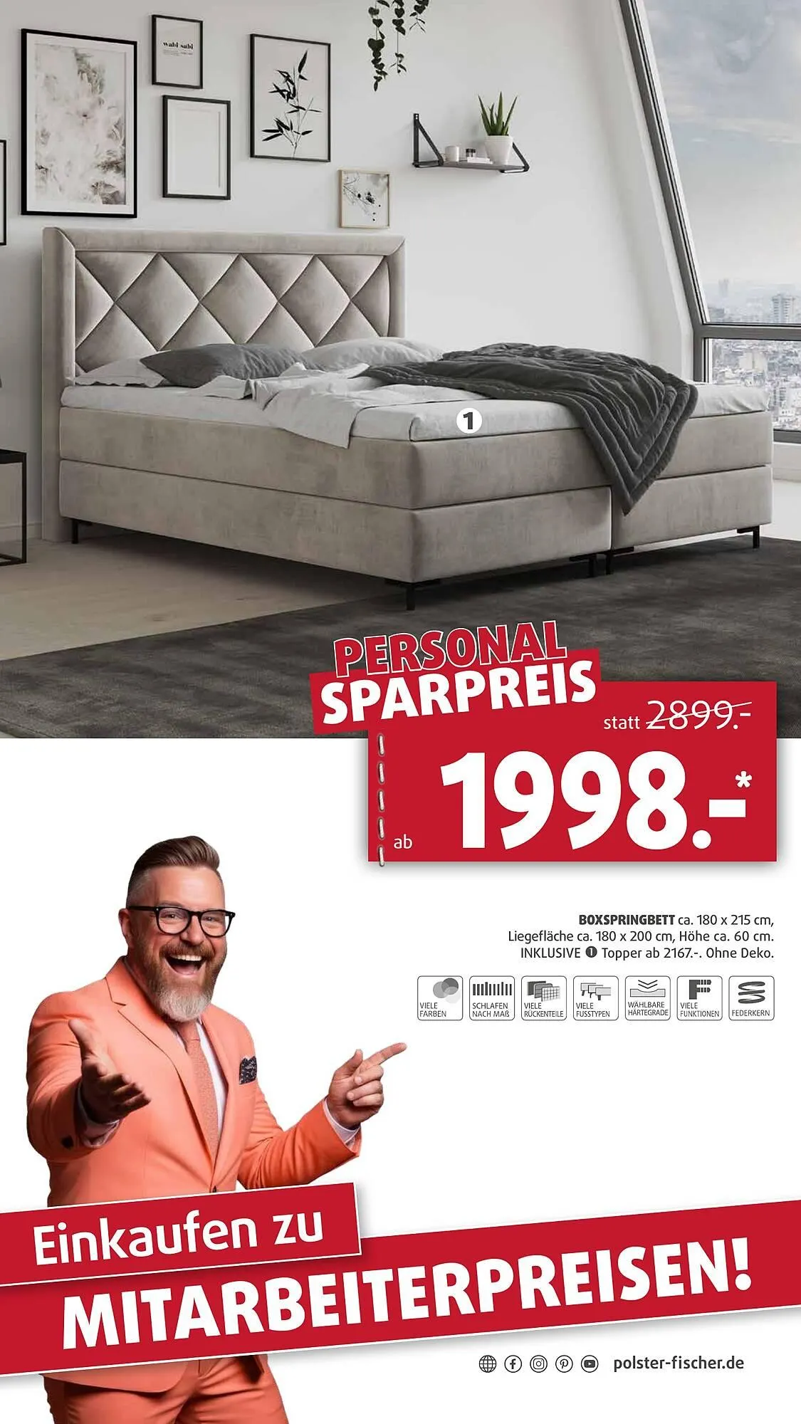 Polstermöbel Fischer Flugblatt von 19. Februar bis 3. März 2026 - Flugblätt seite  29