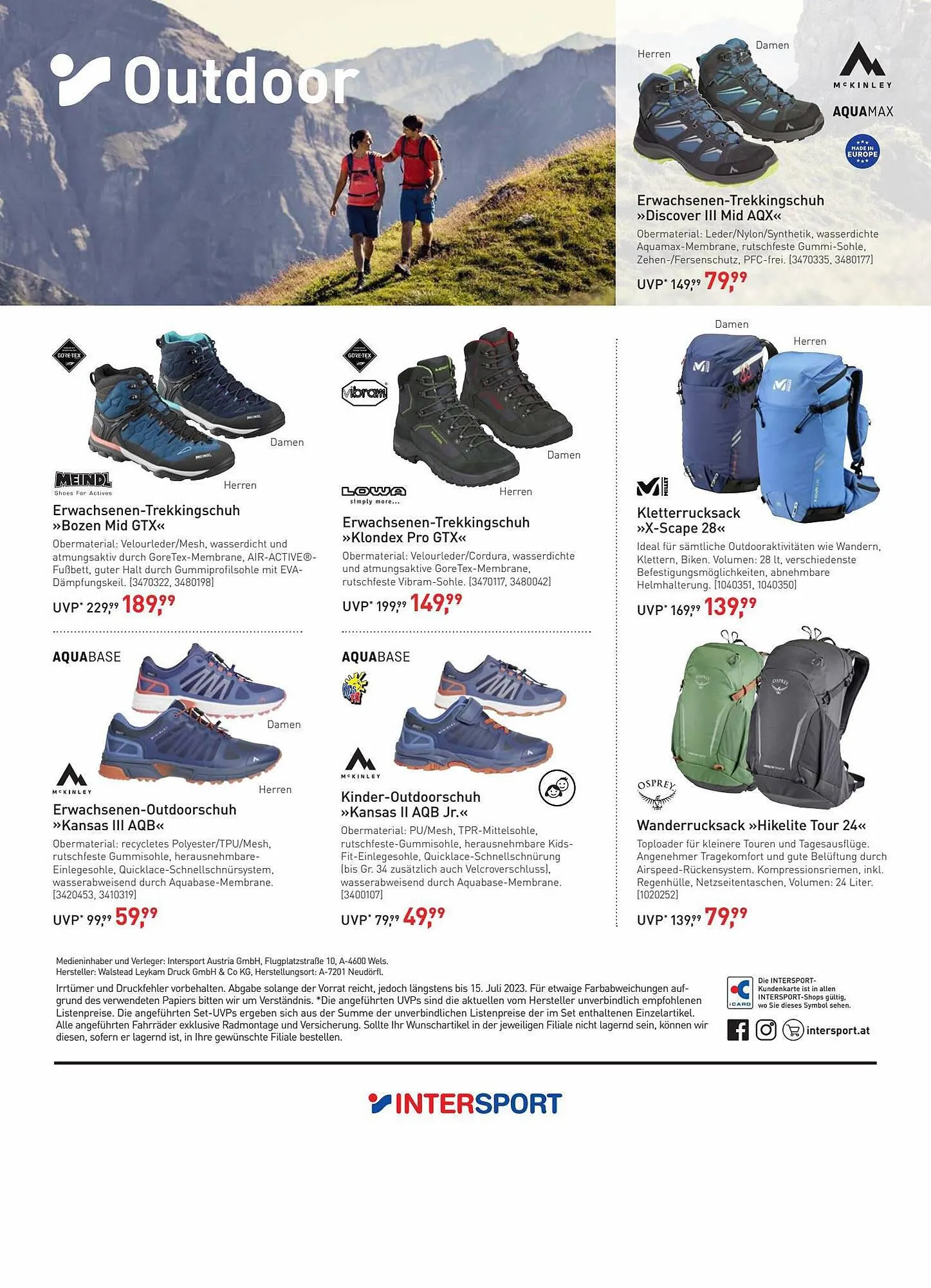 Intersport Flugblatt von 5. Juli bis 15. Juli 2023 - Flugblätt seite  8