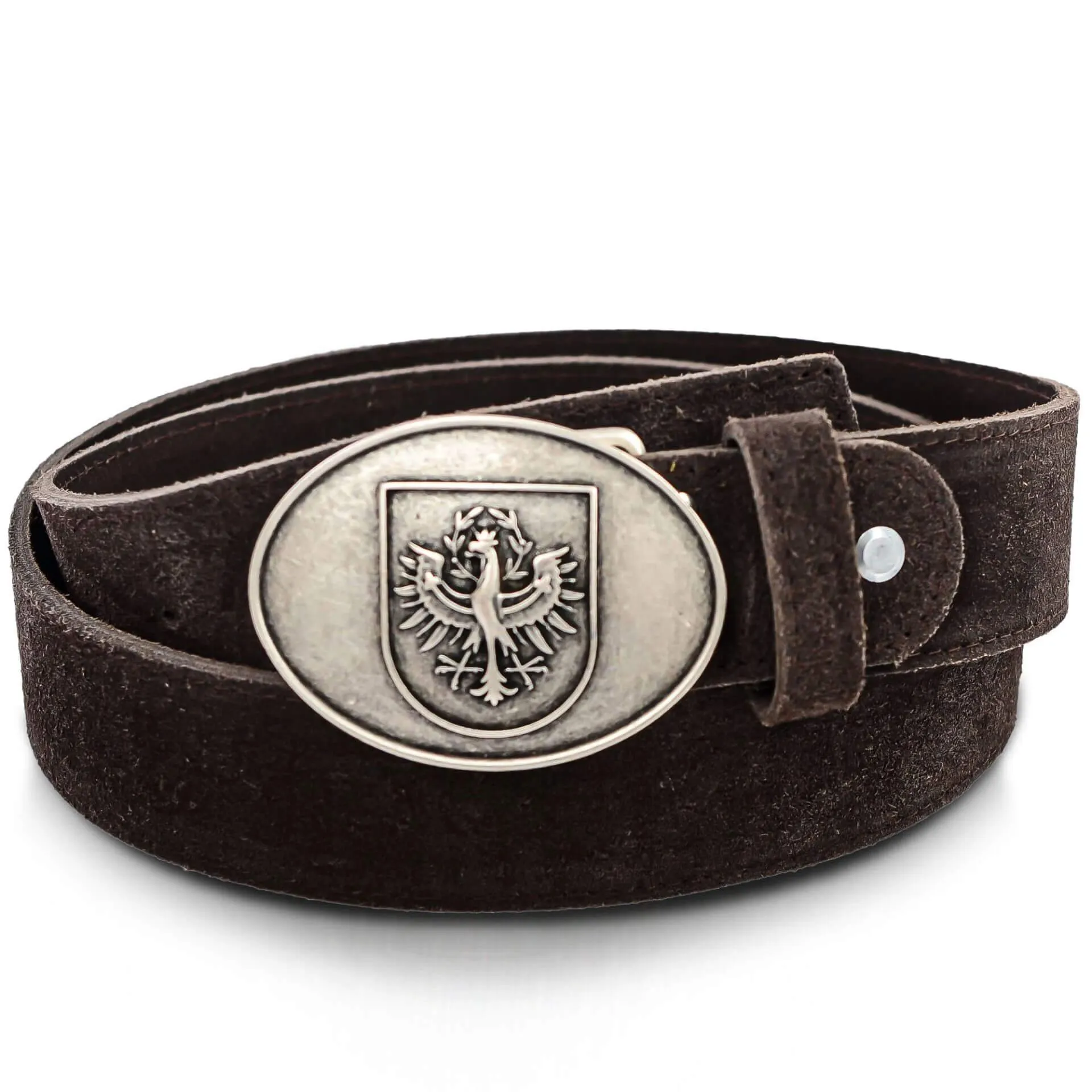 Ledergürtel "Tiroler Adler", Braun
