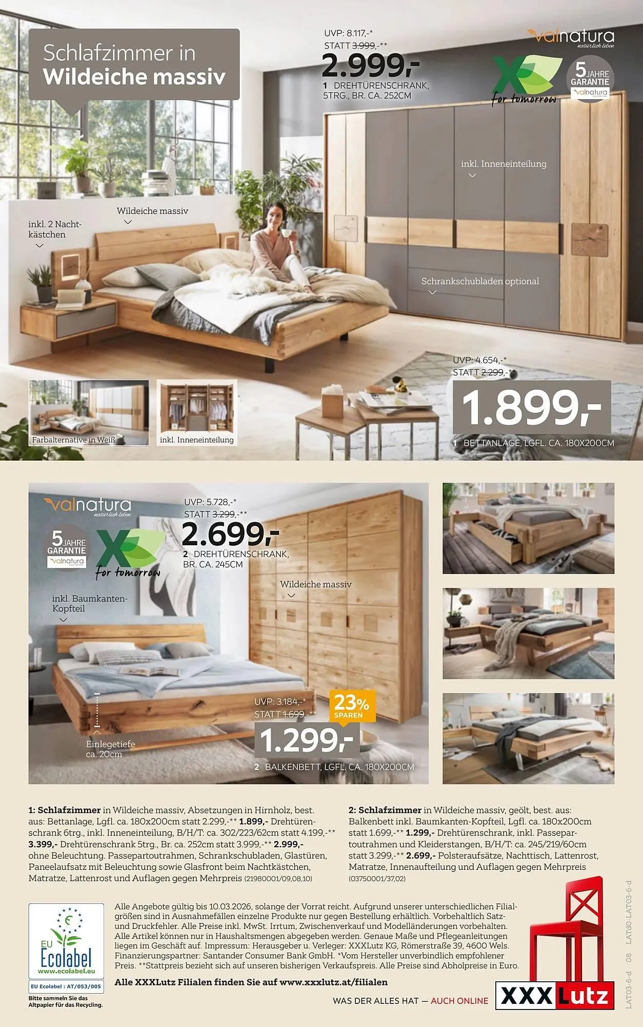 XXXLutz Prospekt von 24. Februar bis 10. März 2026 - Flugblätt seite  8