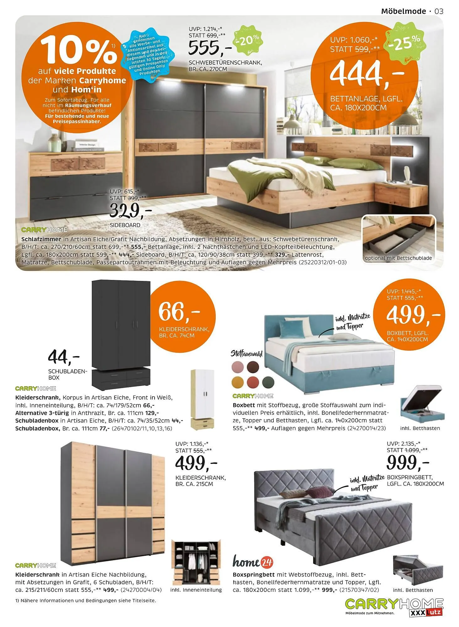 XXXLutz Prospekt von 30. Dezember bis 13. Jänner 2026 - Flugblätt seite 3