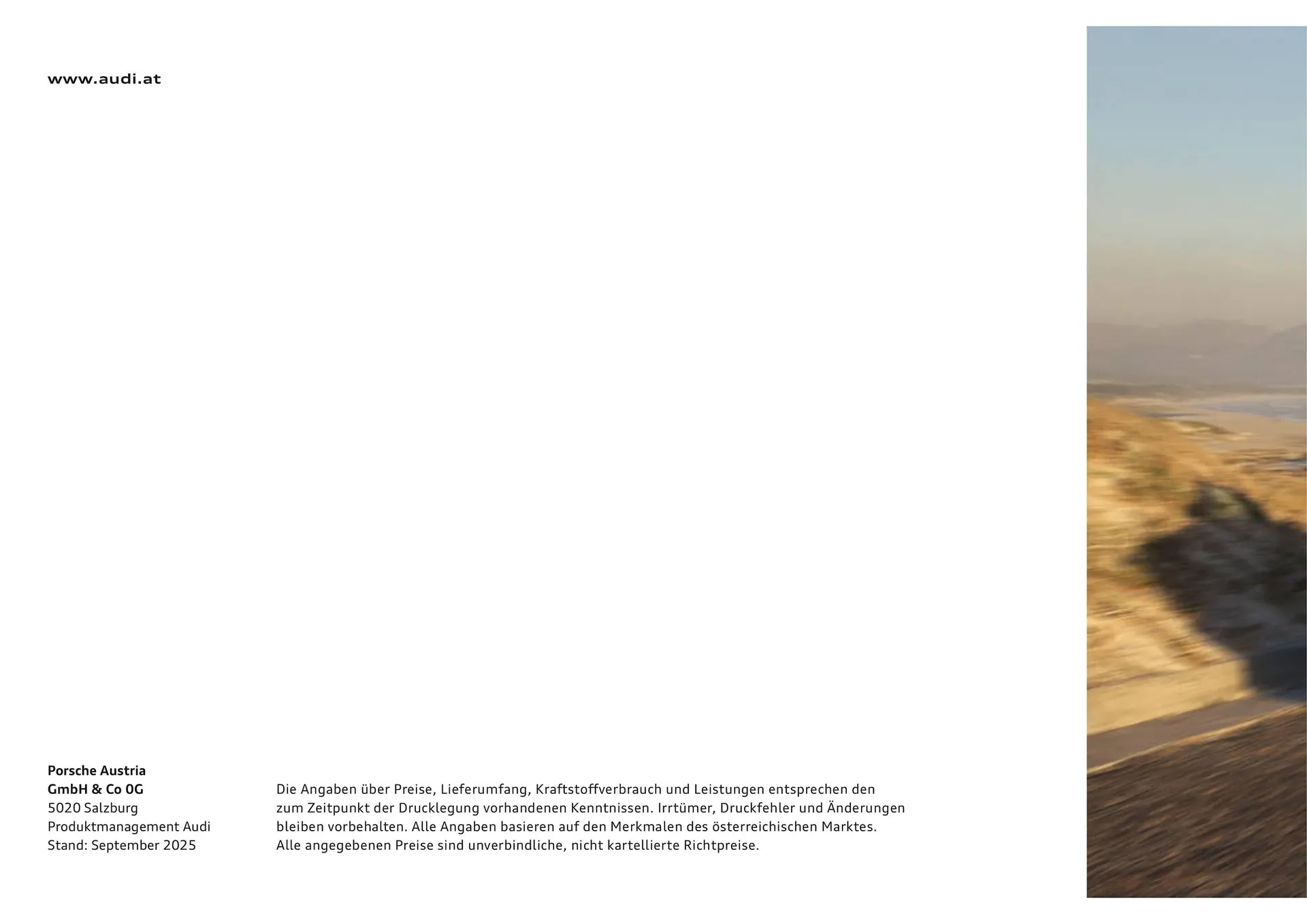 Audi Flugblatt von 20. November bis 22. Juli 2026 - Flugblätt seite 100