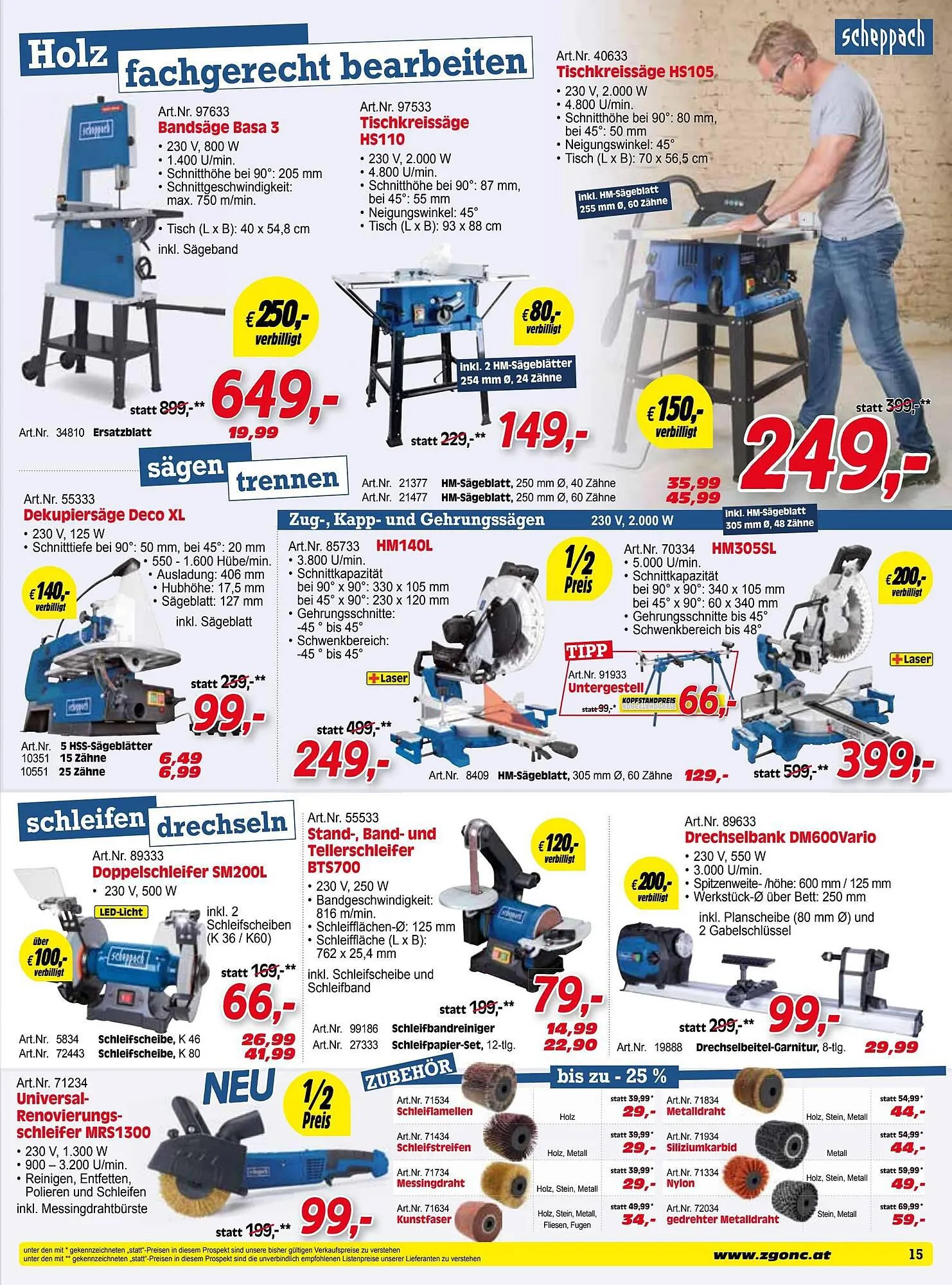 Zgonc Flugblatt von 31. August bis 30. September 2023 - Flugblätt seite 15