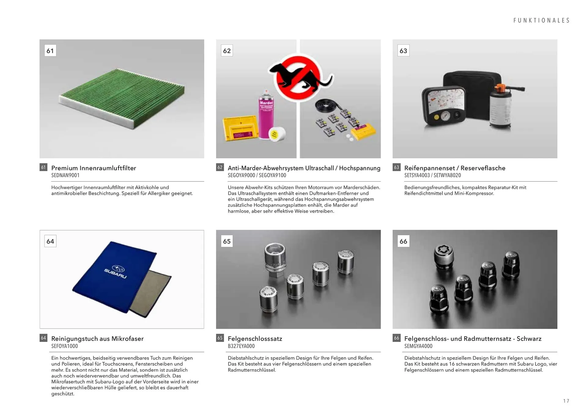 Subaru Flugblatt von 1. April bis 7. Jänner 2027 - Flugblätt seite  17