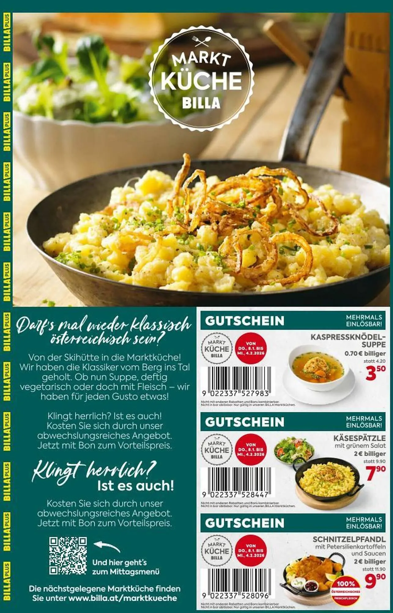 Billa Corso Flugblatt von 8. Jänner bis 14. Jänner 2026 - Flugblätt seite  4