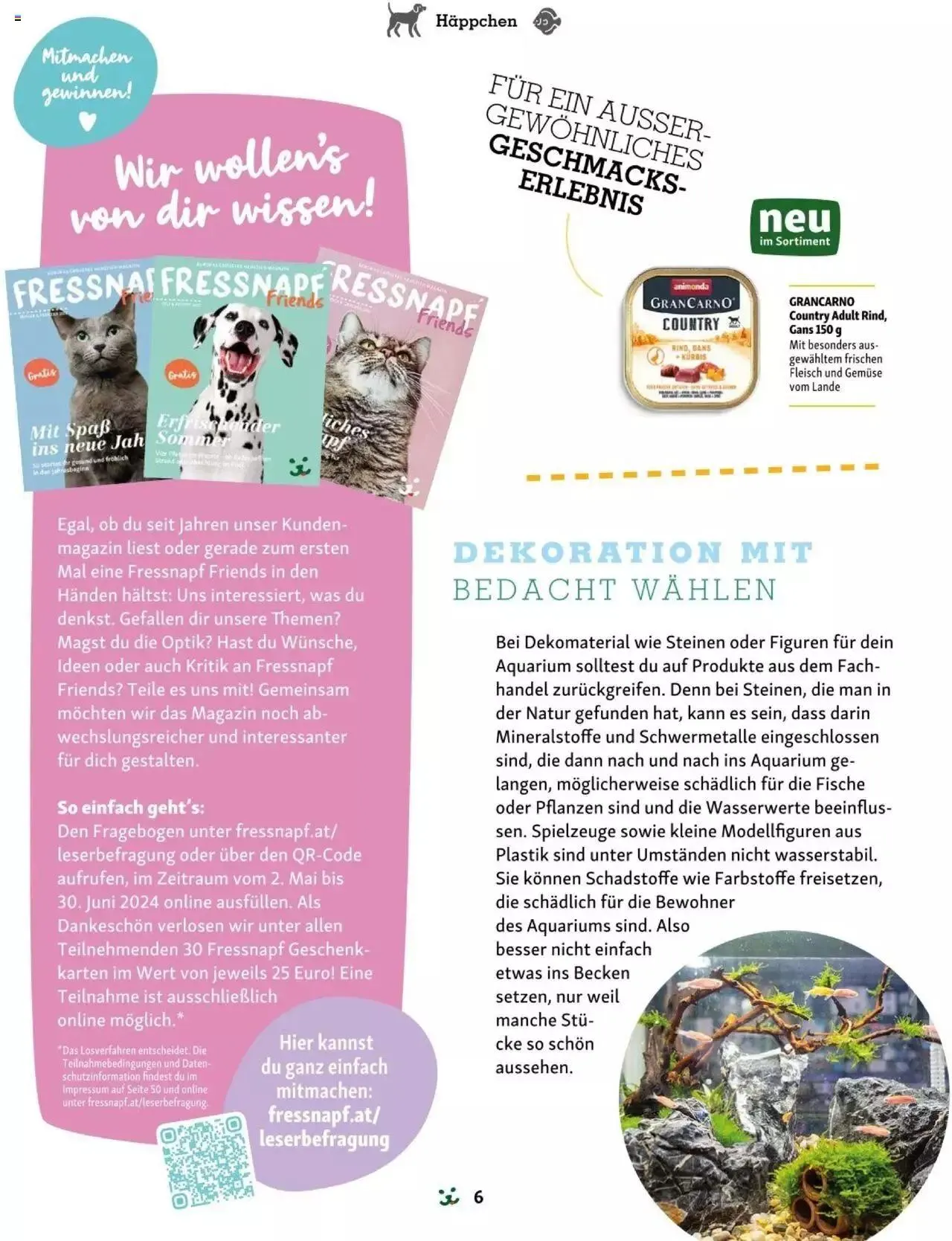 Fressnapf Friends 03/24 von 1. April bis 31. Dezember 2024 - Flugblätt seite  6