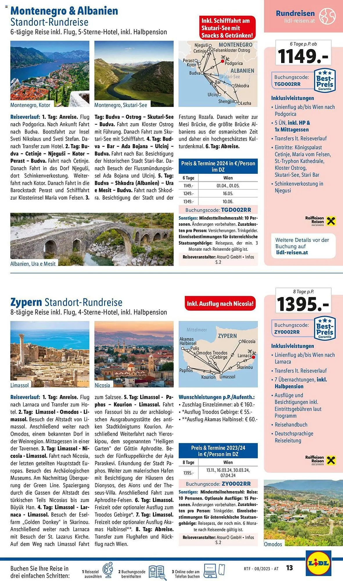 Lidl Flugblatt von 12. August bis 15. September 2023 - Flugblätt seite 13