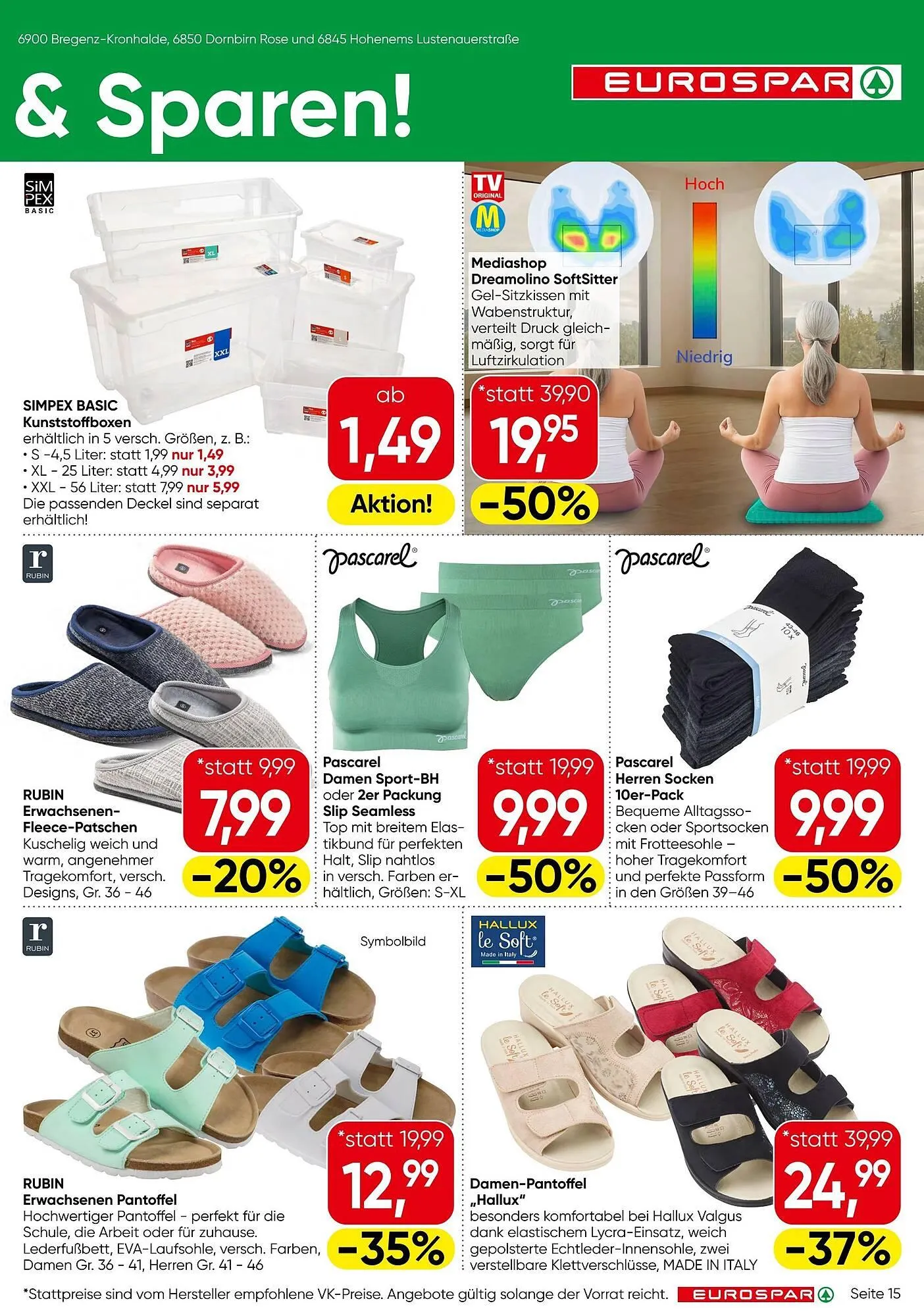 Eurospar Flugblatt von 2. Jänner bis 14. Jänner 2026 - Flugblätt seite 15