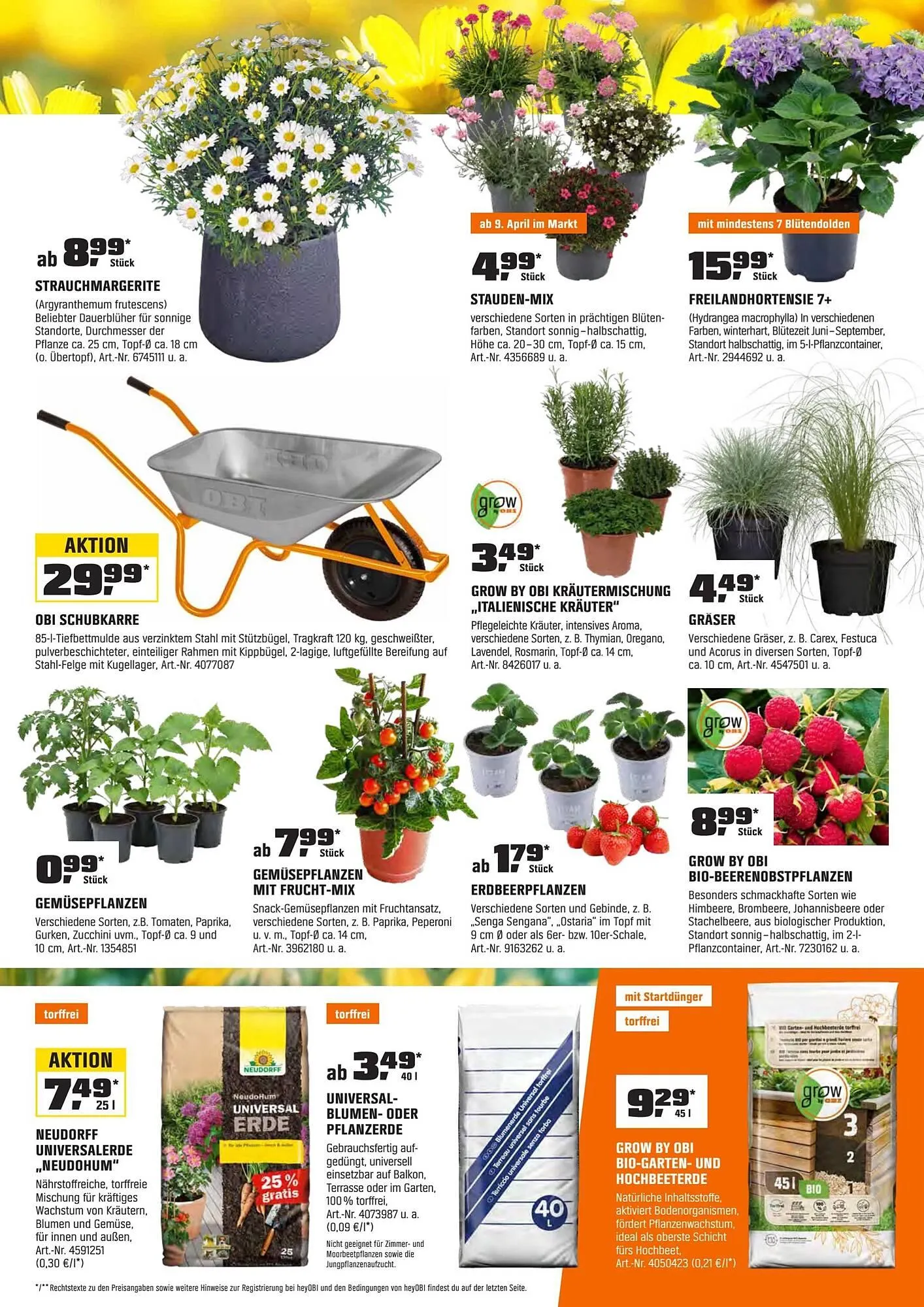 OBI Flugblatt von 1. April bis 30. April 2026 - Flugblätt seite  3
