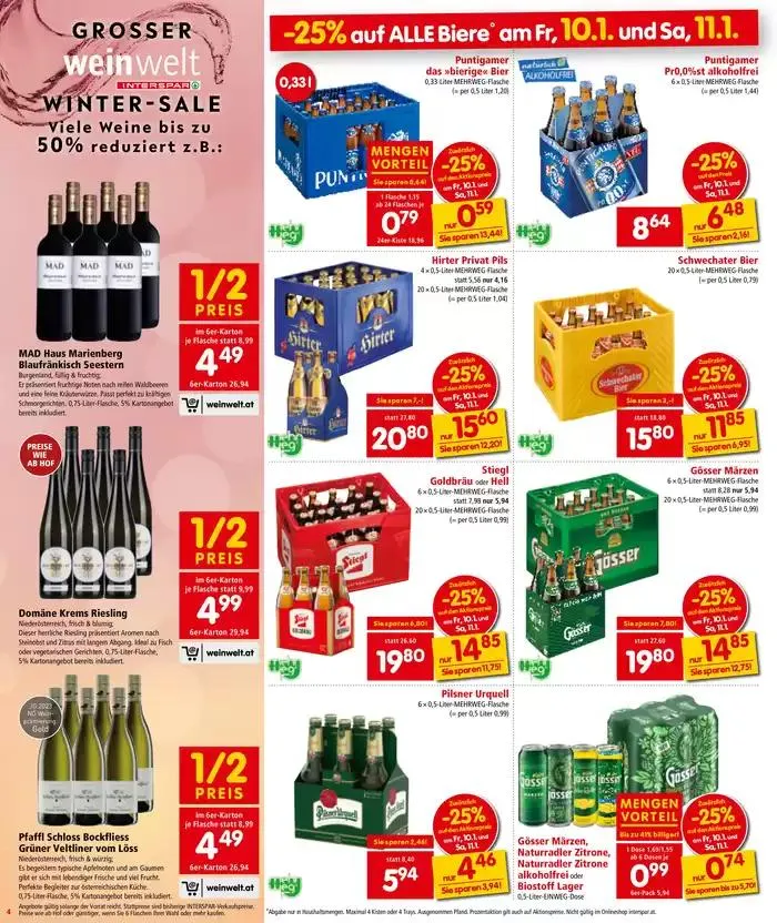 Tolle Rabatte auf ausgewählte Produkte von 8. Jänner bis 15. Jänner 2025 - Flugblätt seite 4