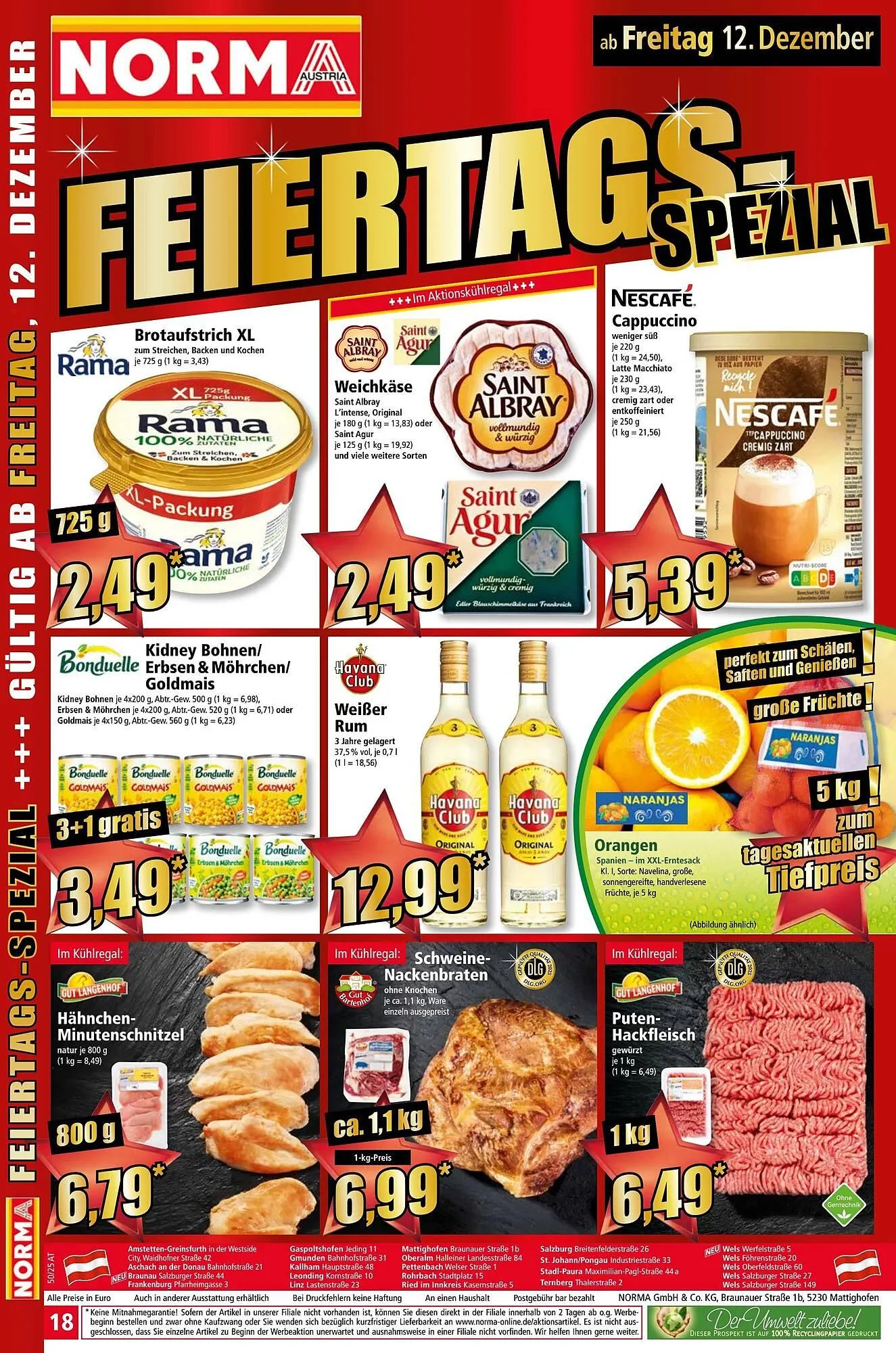 Norma Prospekt von 8. Dezember bis 14. Dezember 2025 - Flugblätt seite  18