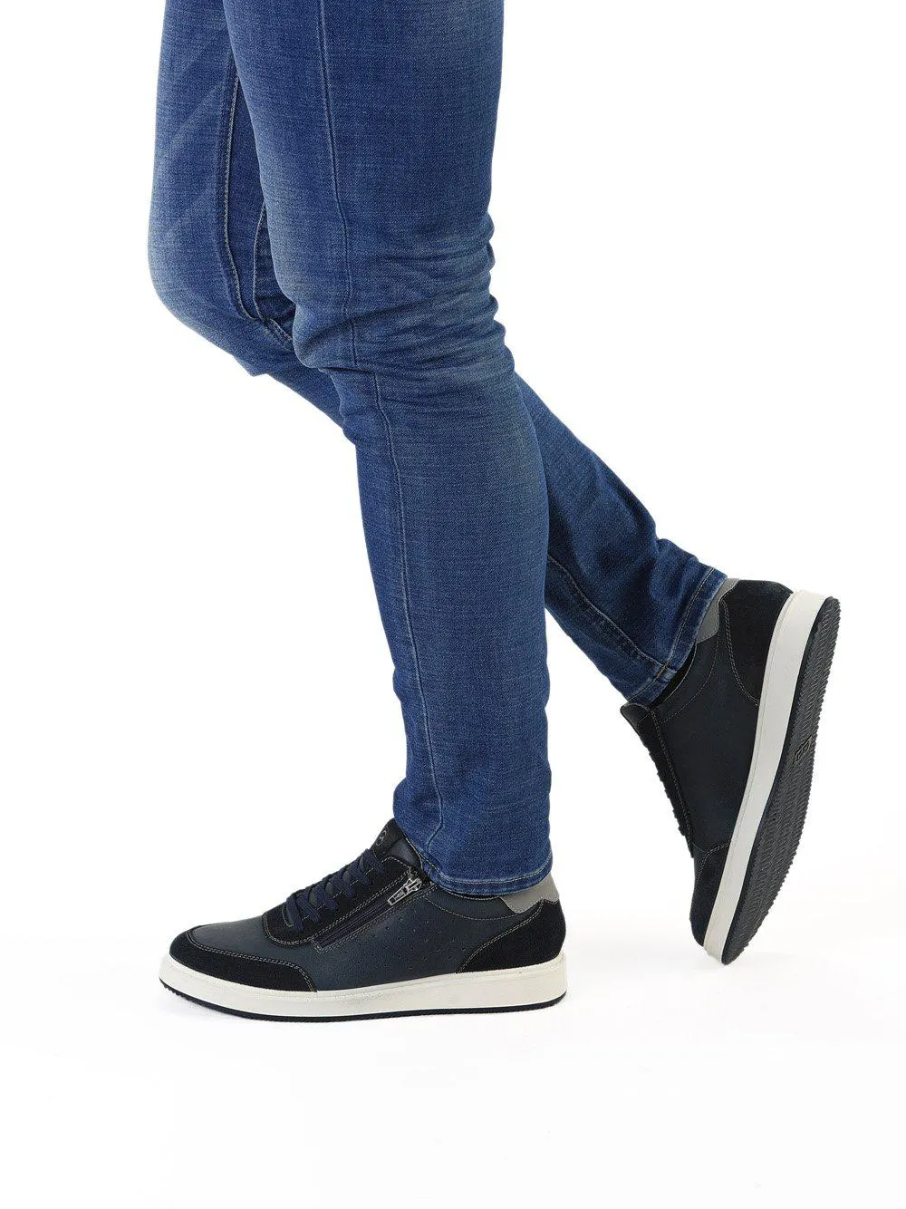 Herren Schnürer Genua blau