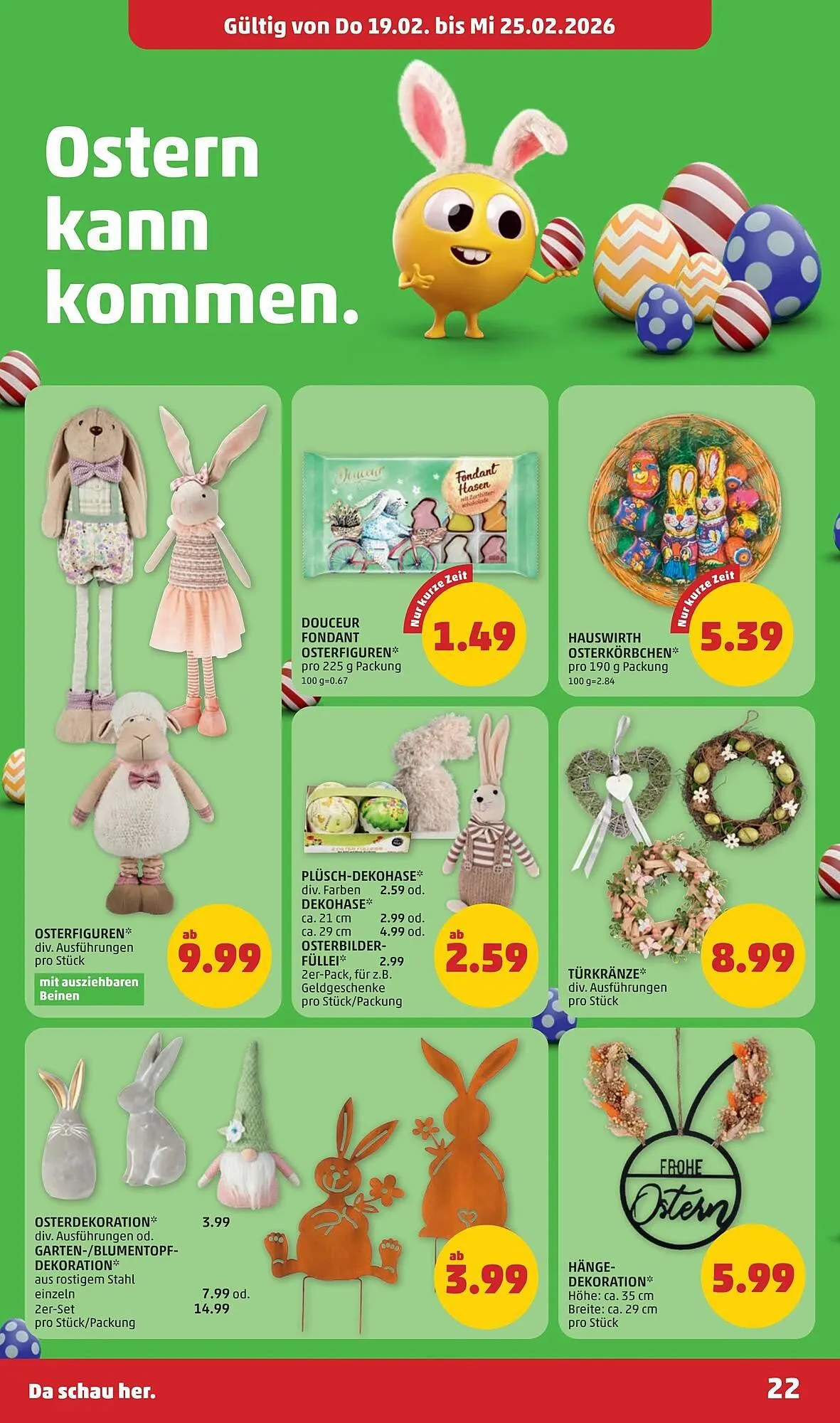 PENNY Flugblatt von 19. Februar bis 26. Februar 2026 - Flugblätt seite  22