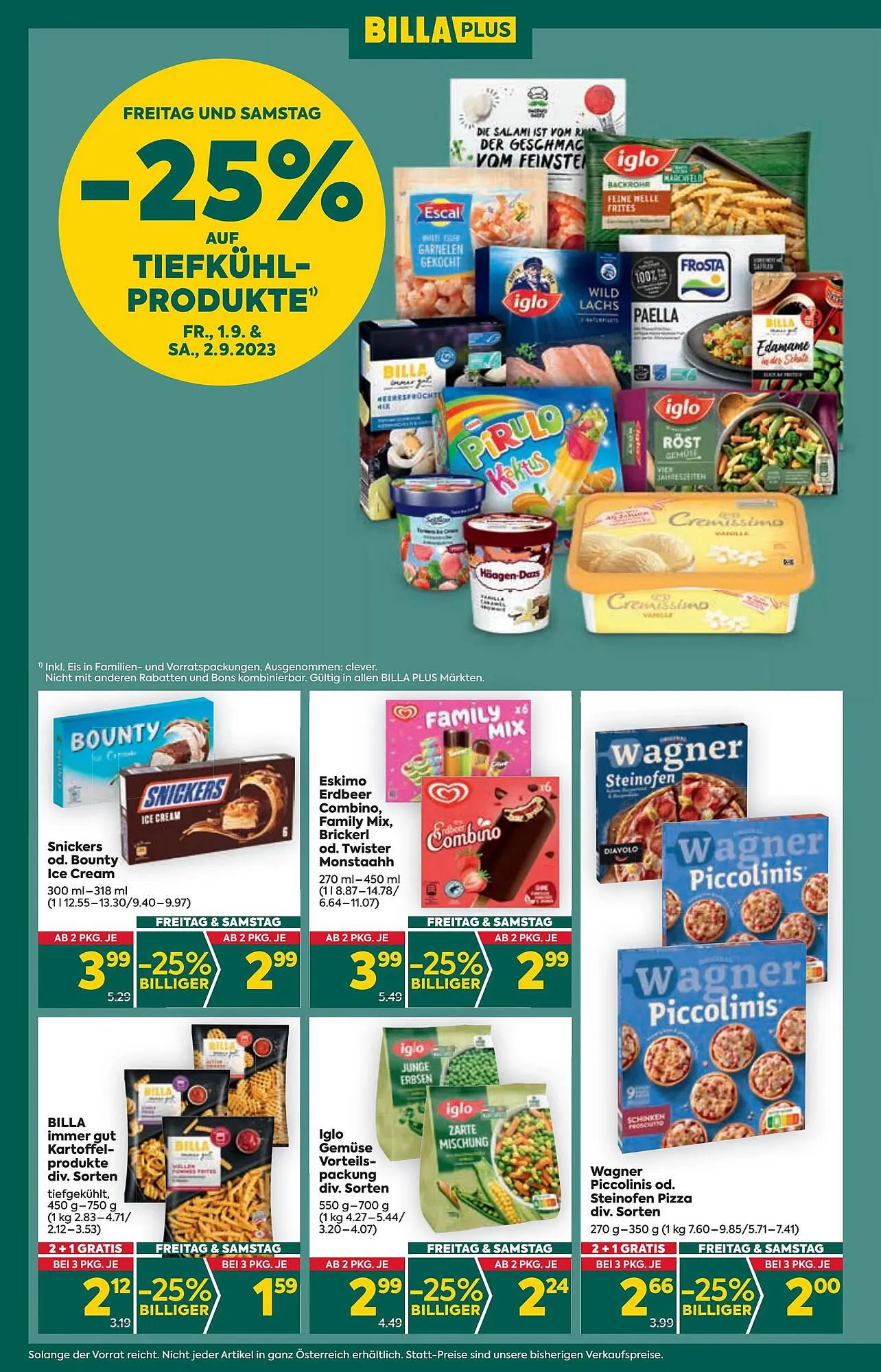 Billa Flugblatt von 31. August bis 6. September 2023 - Flugblätt seite 2