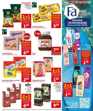INTERSPAR Flugblatt von 30. Juli bis 12. August 2026 - Flugblätt seite  13