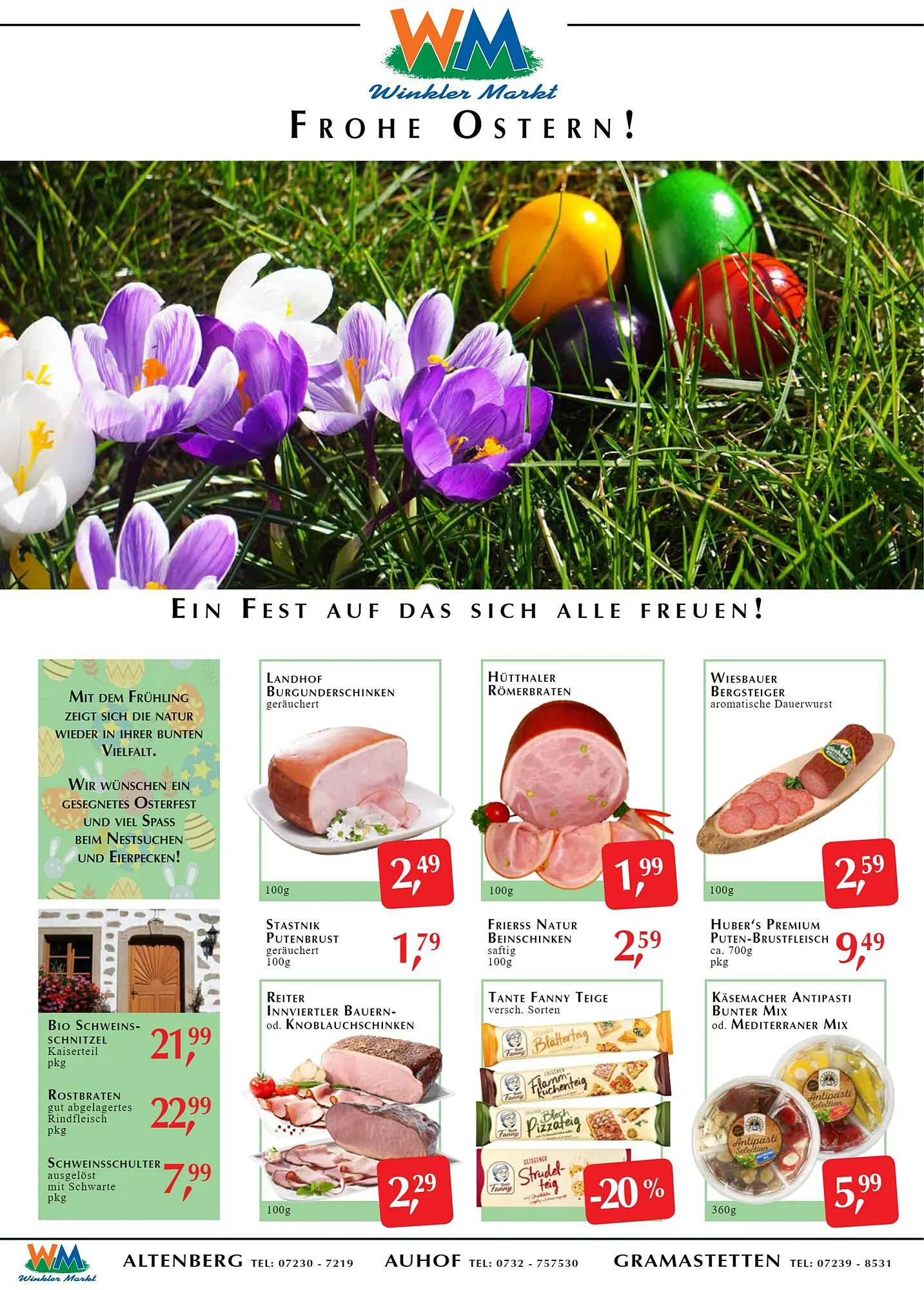 Winkler Markt Flugblatt von 14. März bis 3. April 2024 - Flugblätt seite  
