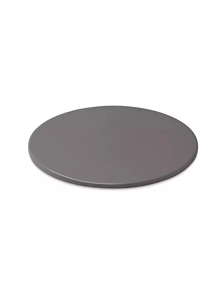 Pizzastein glasiert rund 36cm Keramik Schwarz