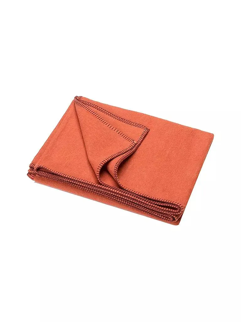 Tagesdecke - Plaid "Sylt" 140x200cm (Terracotta)