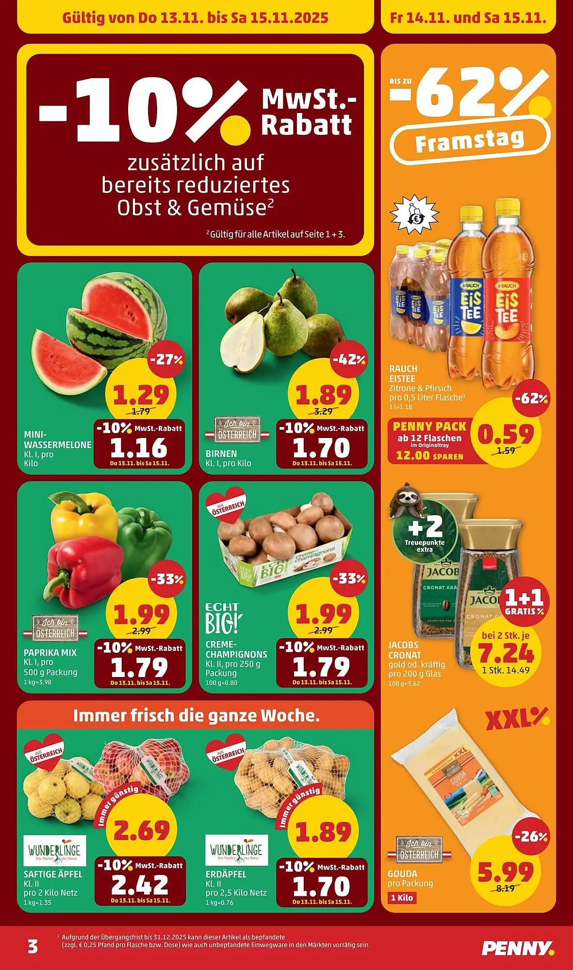 PENNY Flugblatt von 13. November bis 19. November 2025 - Flugblätt seite  3