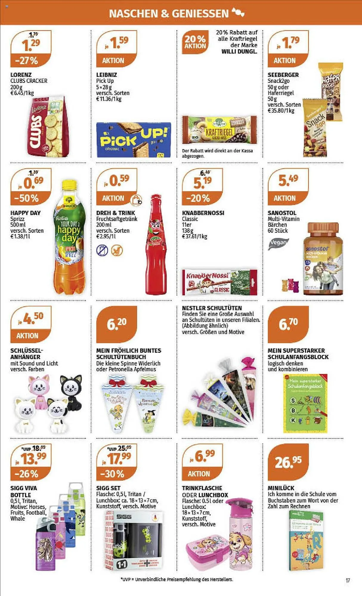 Müller Flugblatt von 28. August bis 16. September 2023 - Flugblätt seite 17