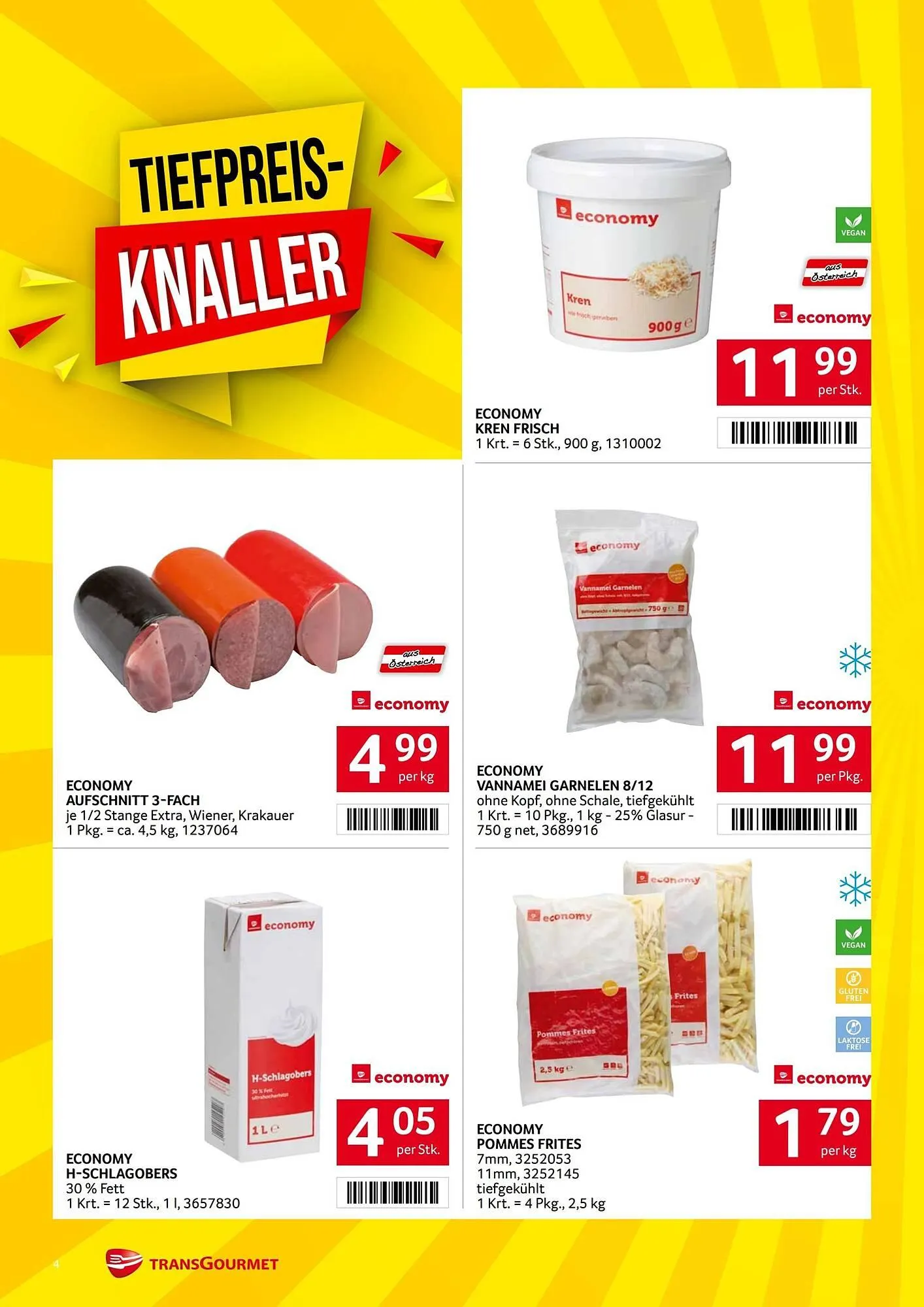 Transgourmet Flugblatt von 22. Juni bis 27. Juni 2026 - Flugblätt seite  4