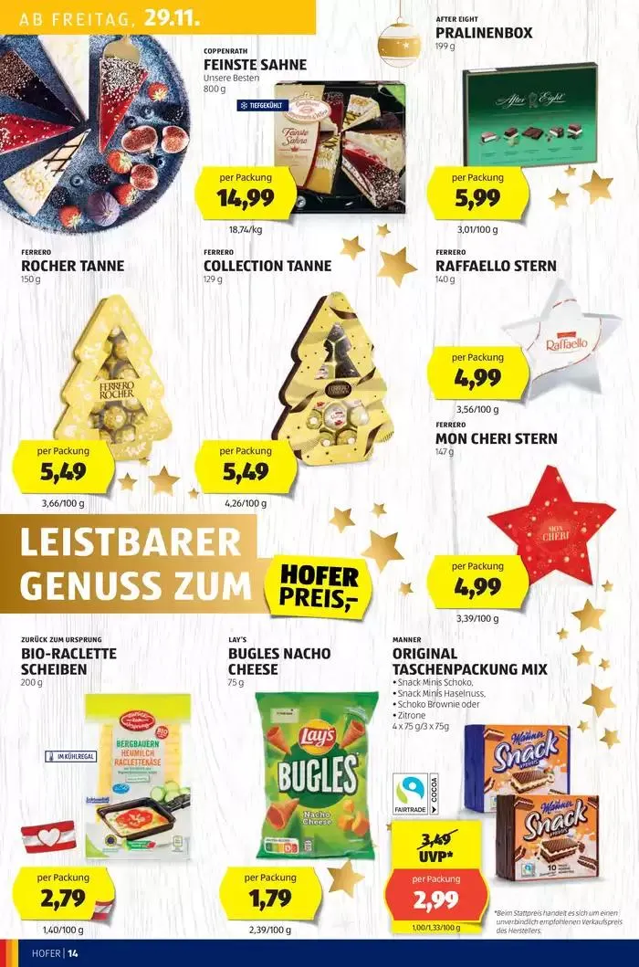 Blättern Sie online im HOFER Flugblatt von 27. November bis 11. Dezember 2024 - Flugblätt seite 16