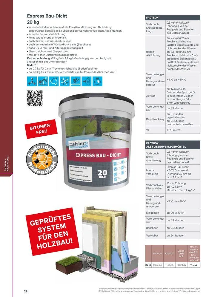 Meister Katalog von 1. Februar bis 31. Dezember 2024 - Flugblätt seite 52