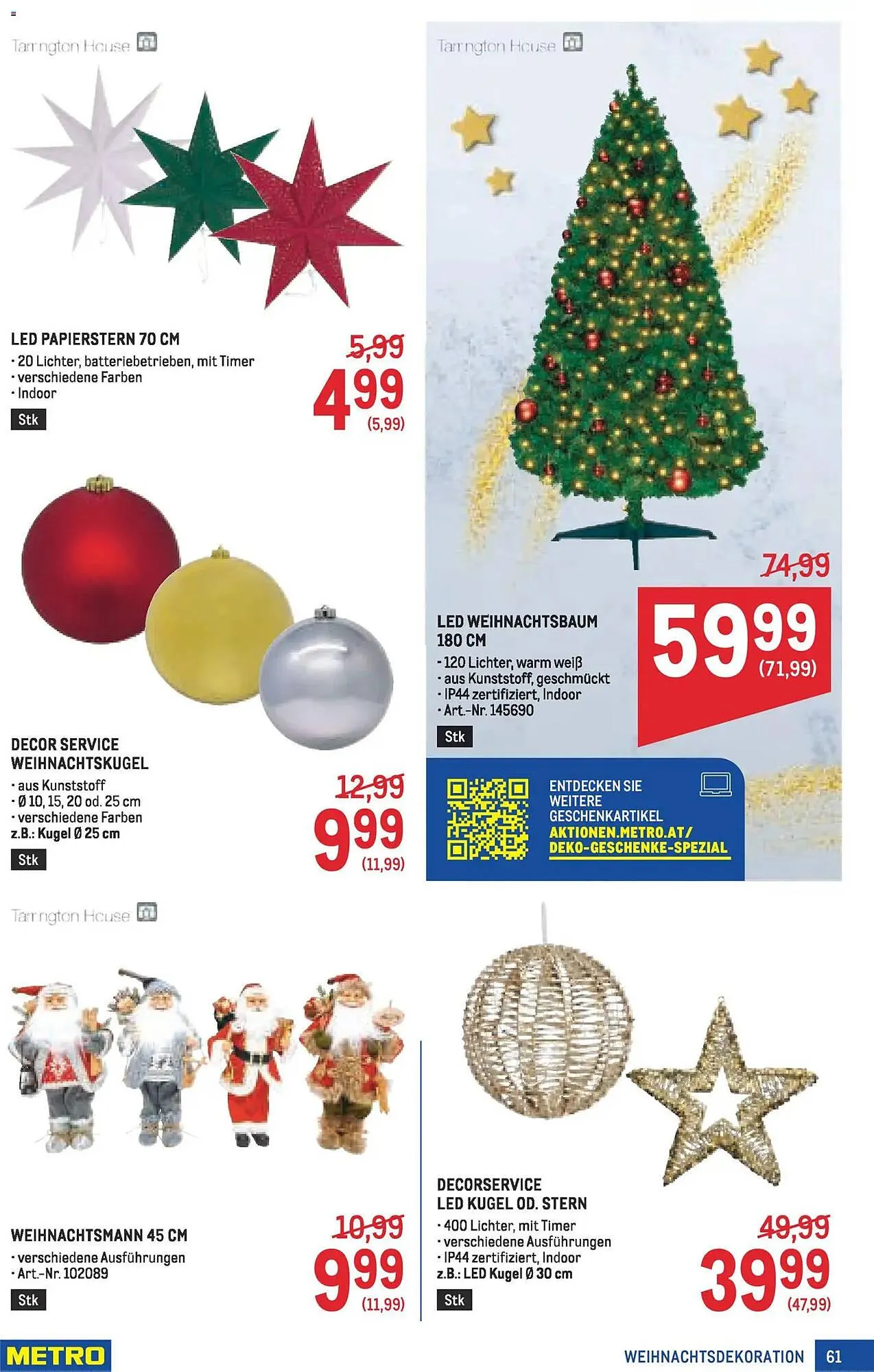 Metro Flugblatt von 13. November bis 26. November 2025 - Flugblätt seite 61